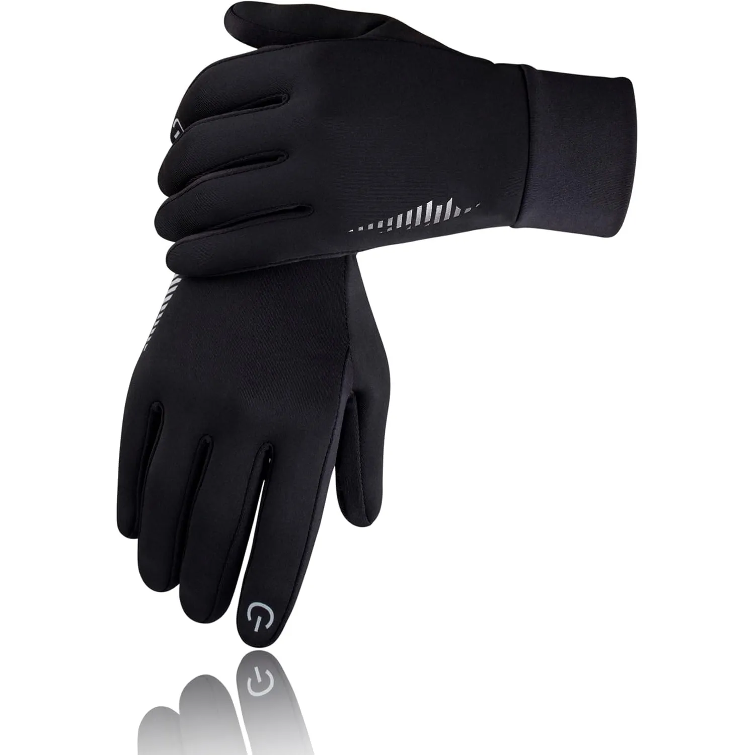 SIMARI Winter Thermo-Handschuhe Anti-Rutsch Touchscreen Laufhandschuhe