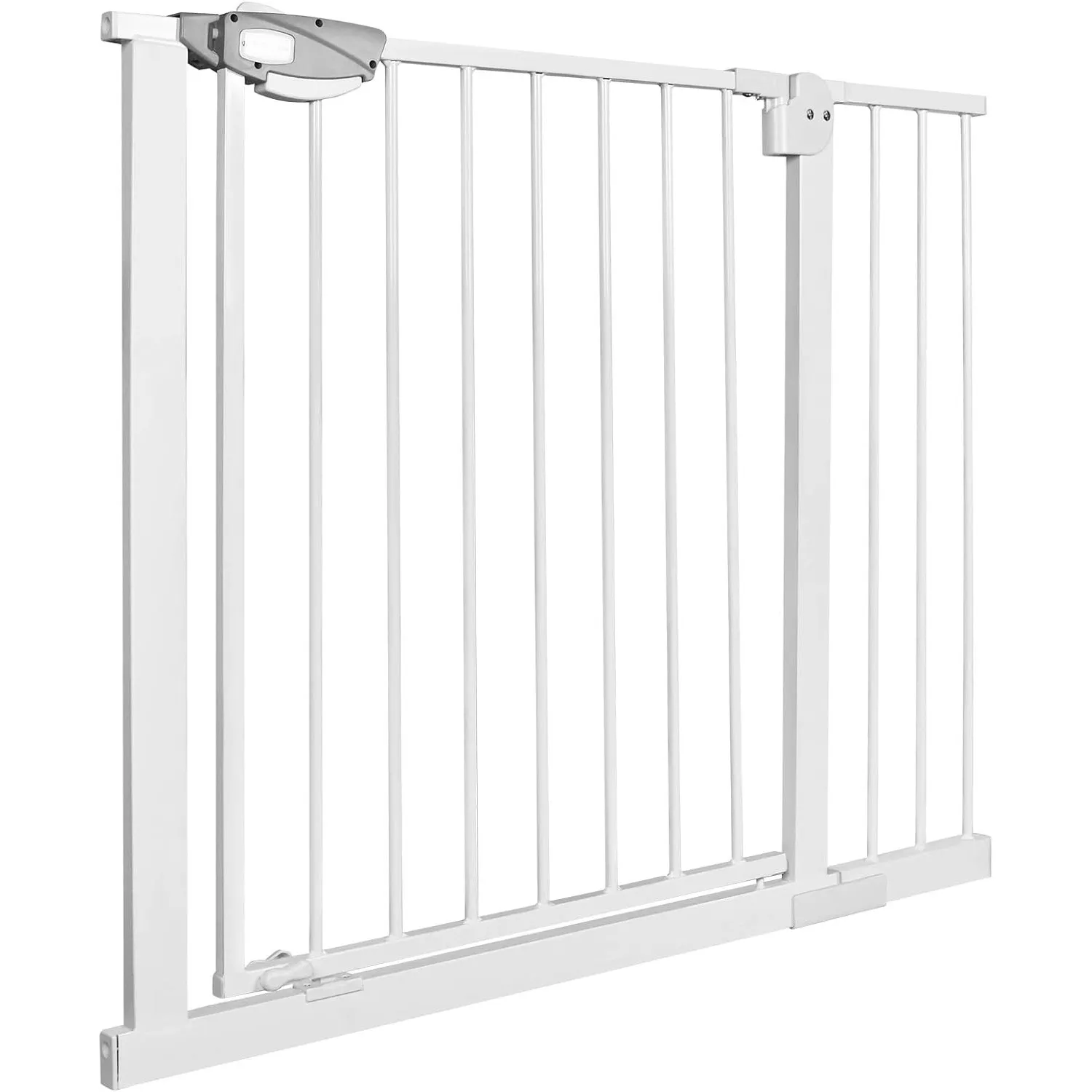 UISEBRT Treppenschutzgitter Türschutzgitter Ohne Bohren Treppengitter Türgitter Baby für Breiten 95-105 cm, Selbstschli…