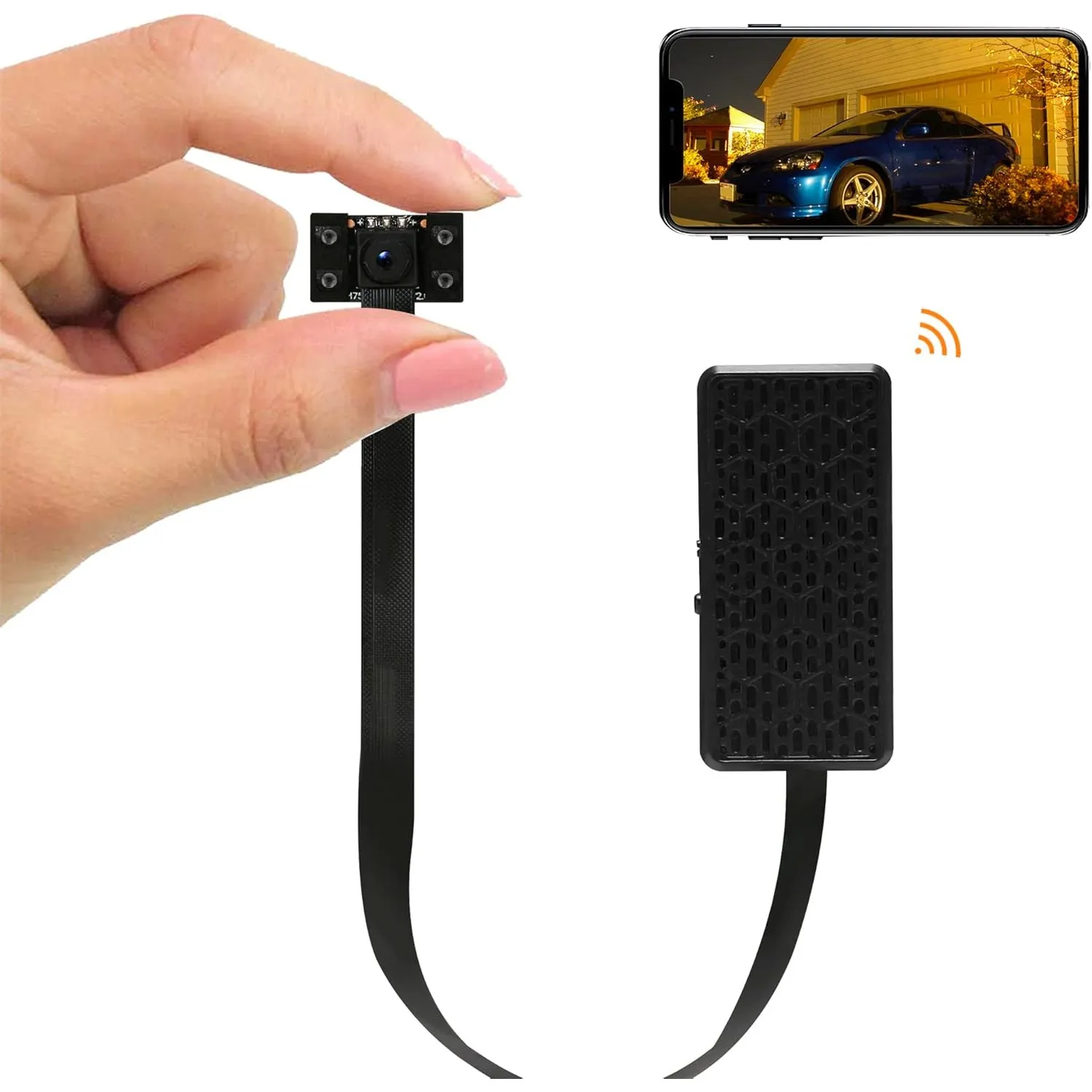 WIWACAM Mini Kamera WLAN, 2600mAh Akku, 4K Ultra HD Kleine Überwachungskamera Innen mit APP, WiFi Überwachung IP Kamera…