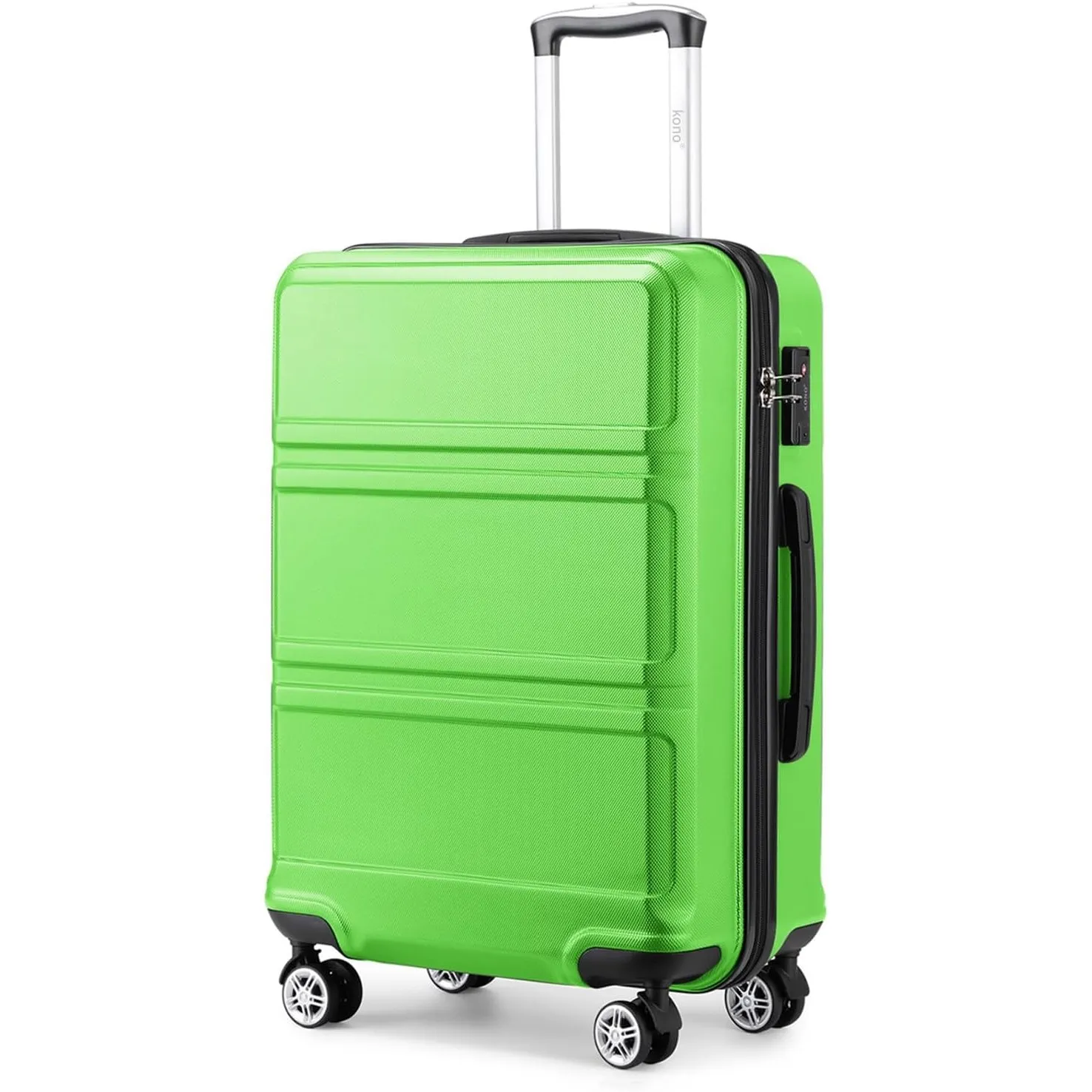 KONO Handgepäck Koffer Trolleys Leicht Hartschalenkoffer Reisekoffer mit 4 Rollen und TSA Schloss, 52x38x21cm, 36Liter,…