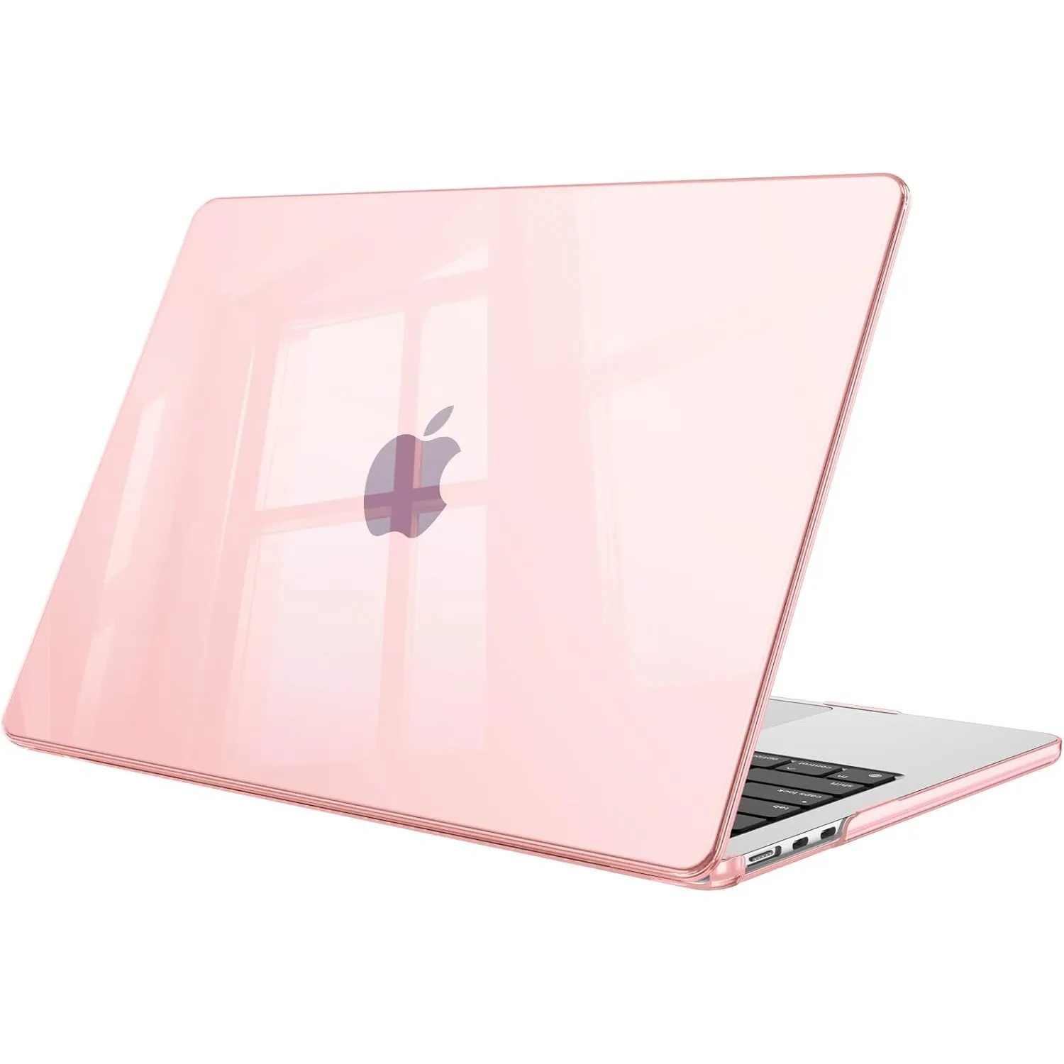 Fintie Hülle Kompatibel mit MacBook Air 13,6 Zoll M5 M4 M3 M2, Rosa