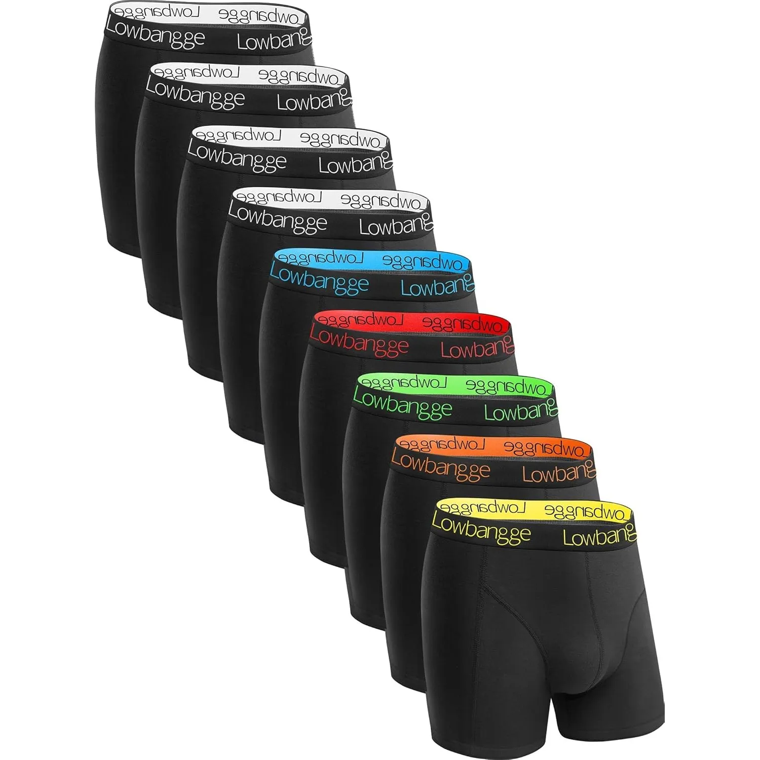 Boxershorts Herren 9er Pack, Unterhosen Männer Baumwolle, Mit 3D-Schnitt, Hoher Komfort&Atmungsaktiv, Ohne Aufrollen, E…
