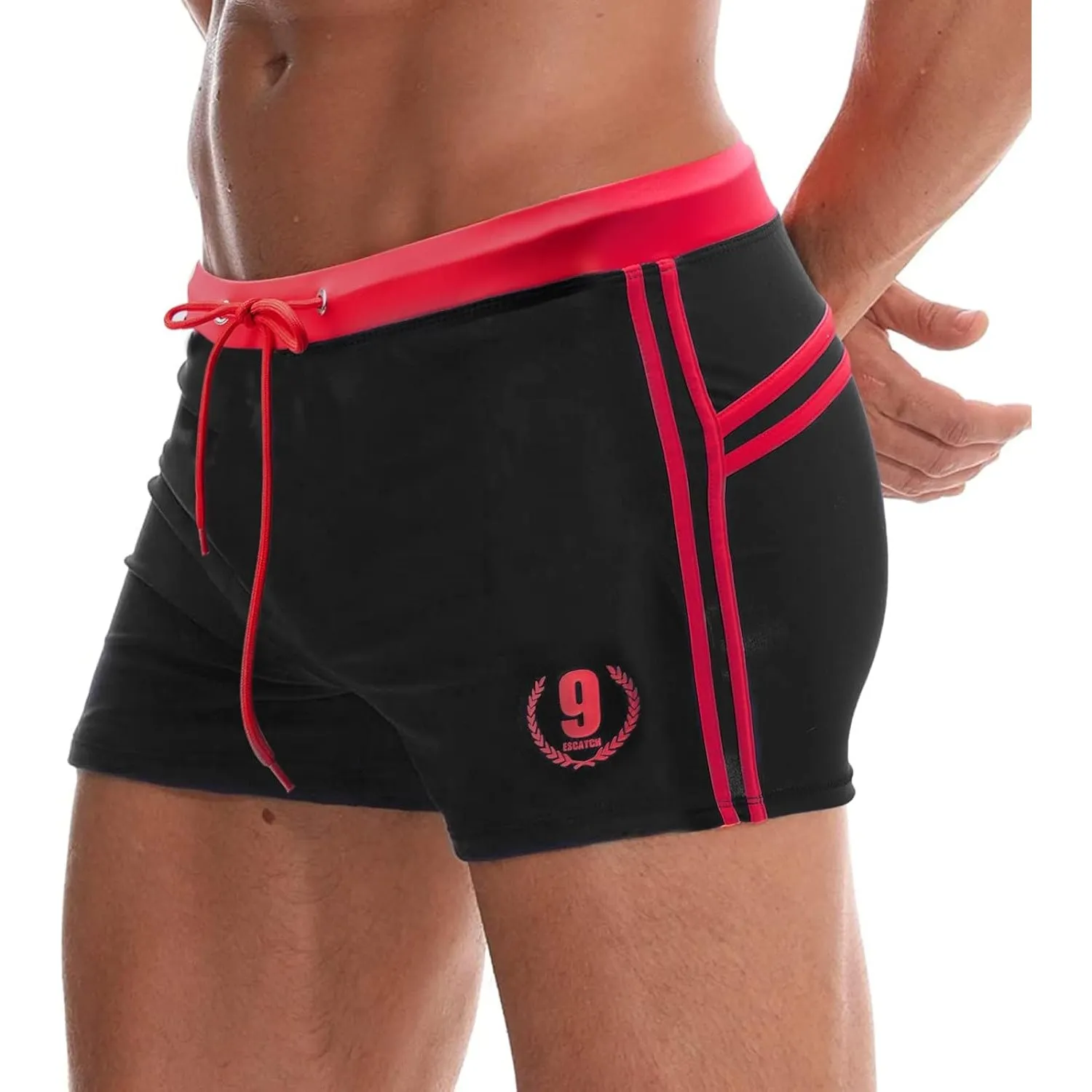 Arcweg Badehose Herren Eng Kurz Badeshorts mit Tunnelzug Schwimmhose Wassersport Kurze Hose UV Schutz Jungen Schwimmwea…