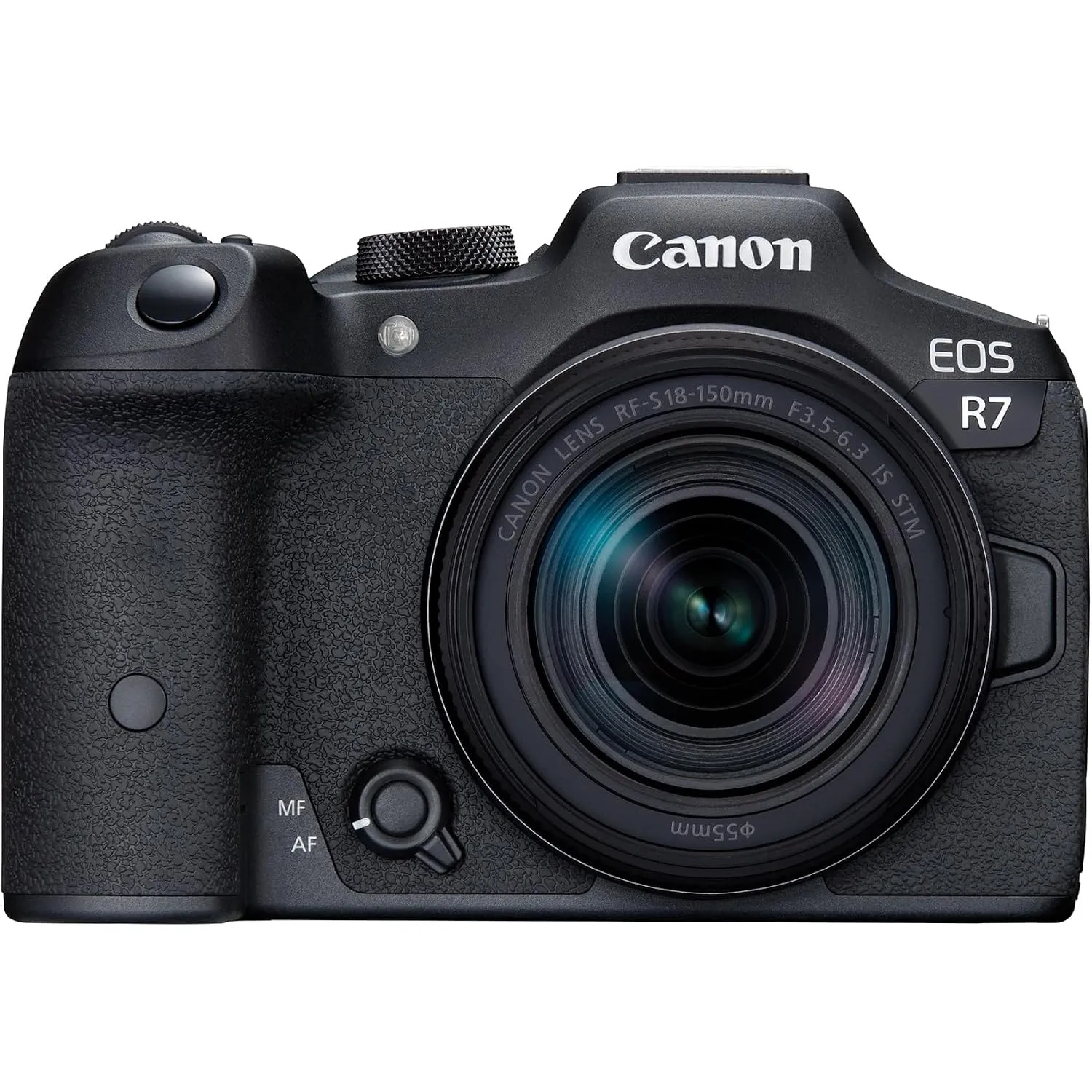 Canon EOS R7 Systemkamera mit RF-S 18–150mm Objektiv – 32,5 MP APS-C CMOS-Sensor – Dual Pixel CMOS AF II, integrierte B…
