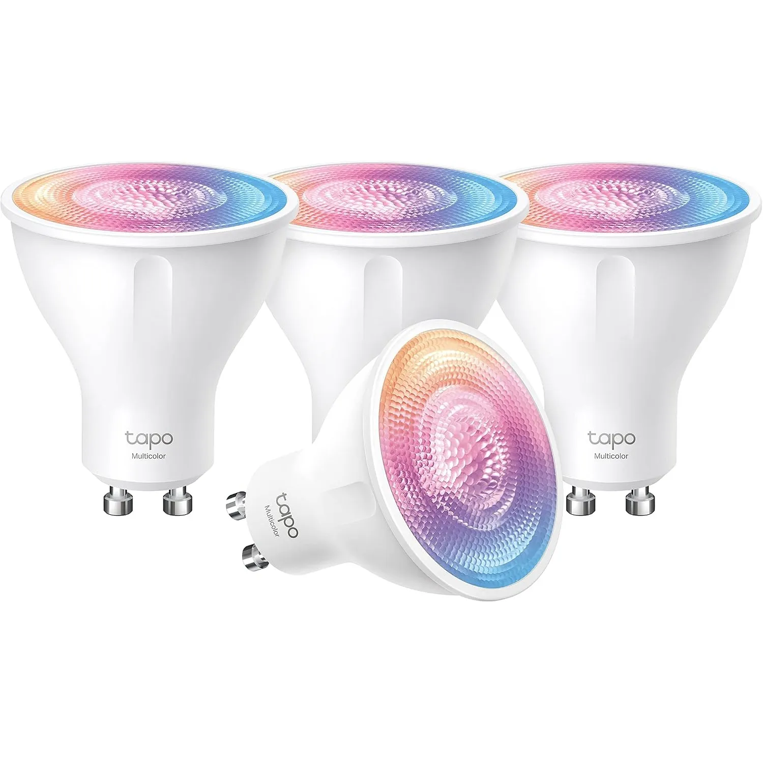 Tapo L630(4-Pack) smarte WLAN Glühbirne GU10, Energie sparen, 3,7 W Entspricht 50W, dimmbare Lampe, kompatibel mit Alex…
