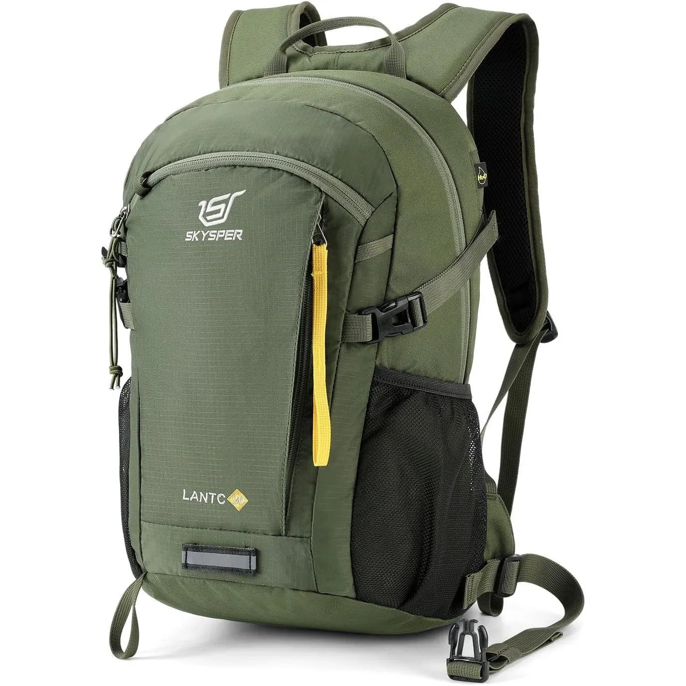 SKYSPER Leicht Wanderrucksack 20L Klein Rucksack mit Rückenbelüftung