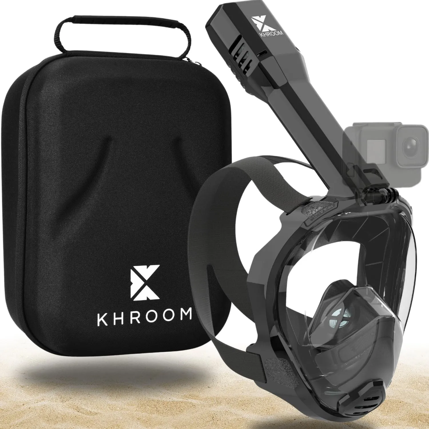 Khroom Schnorchelmaske Erwachsene Vollmaske | Unsere Beste CO2 sichere Tauchermaske Seaview Pro zum Schnorcheln | Tauch…
