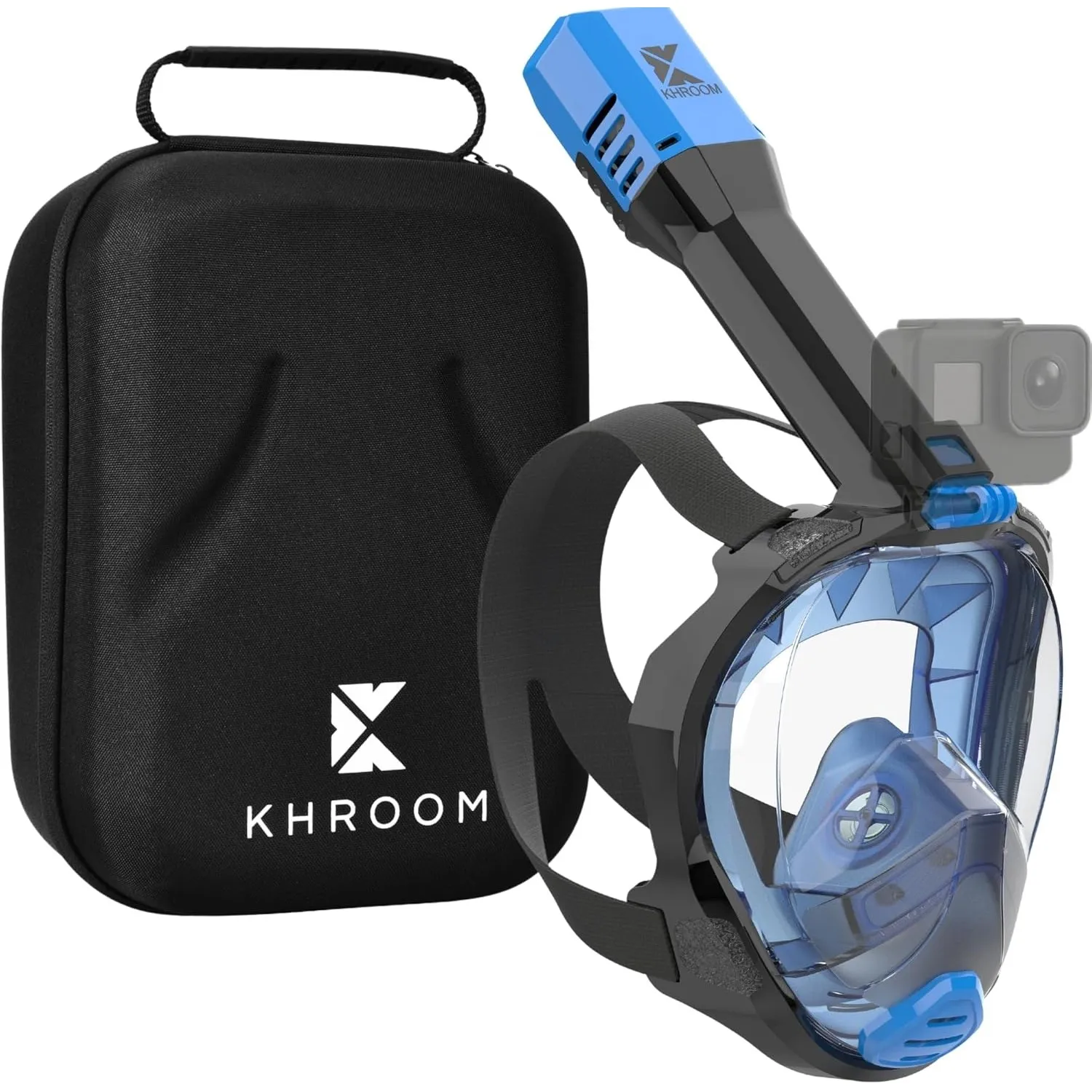 Khroom Schnorchelmaske Erwachsene Vollmaske | Unsere Beste CO2 sichere Tauchermaske Seaview Pro zum Schnorcheln | Tauch…