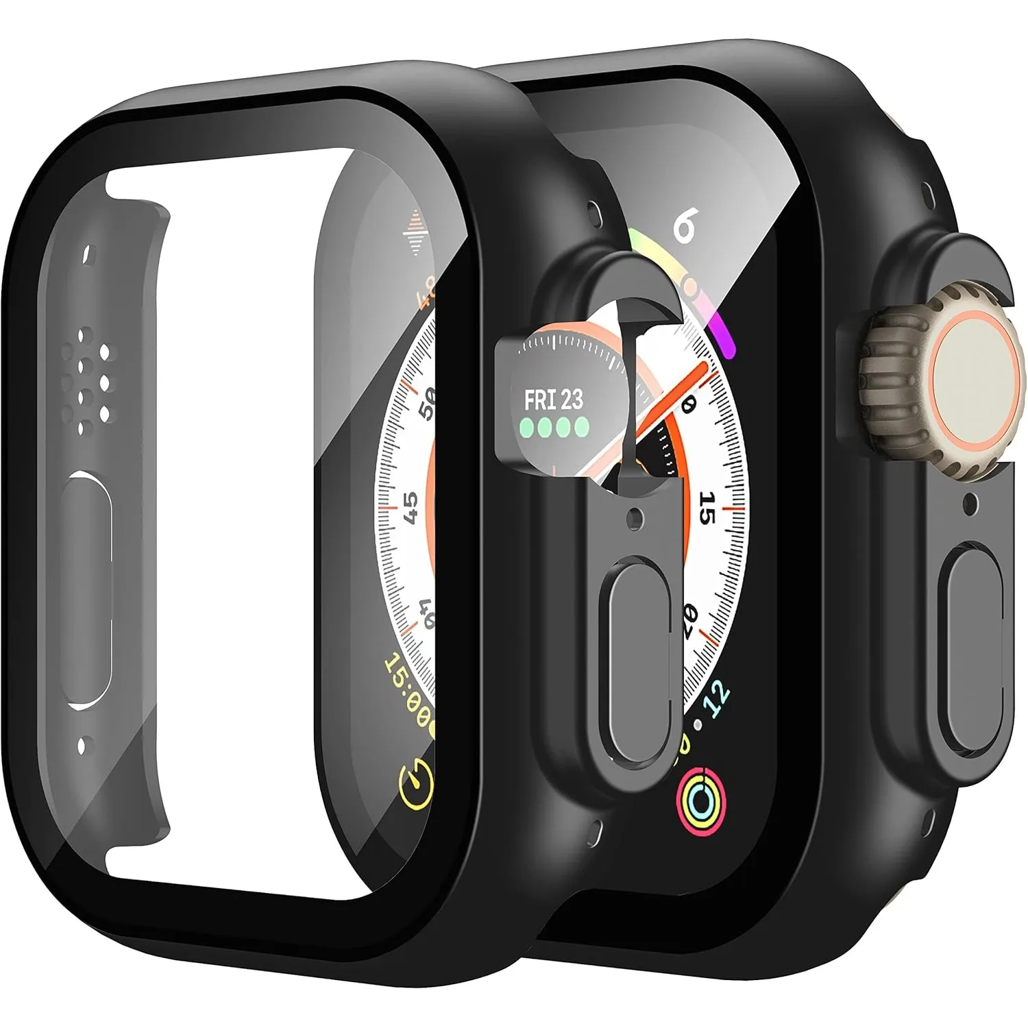 Misxi Schutzhülle mit Displayschutz für 49mm Apple Watch Ultra 4/3/2/1