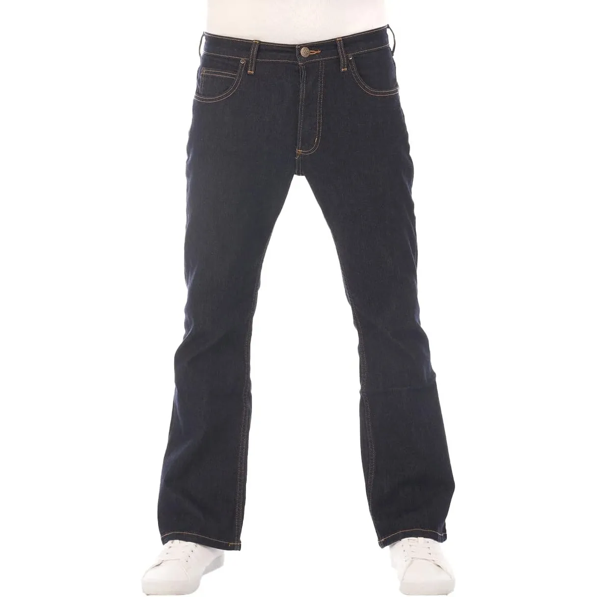 Lee Jeans Herren Stretch Bootcut Denver Jeanshose Hose Denim Blau 32 33 34 36 38 40 42 44 46