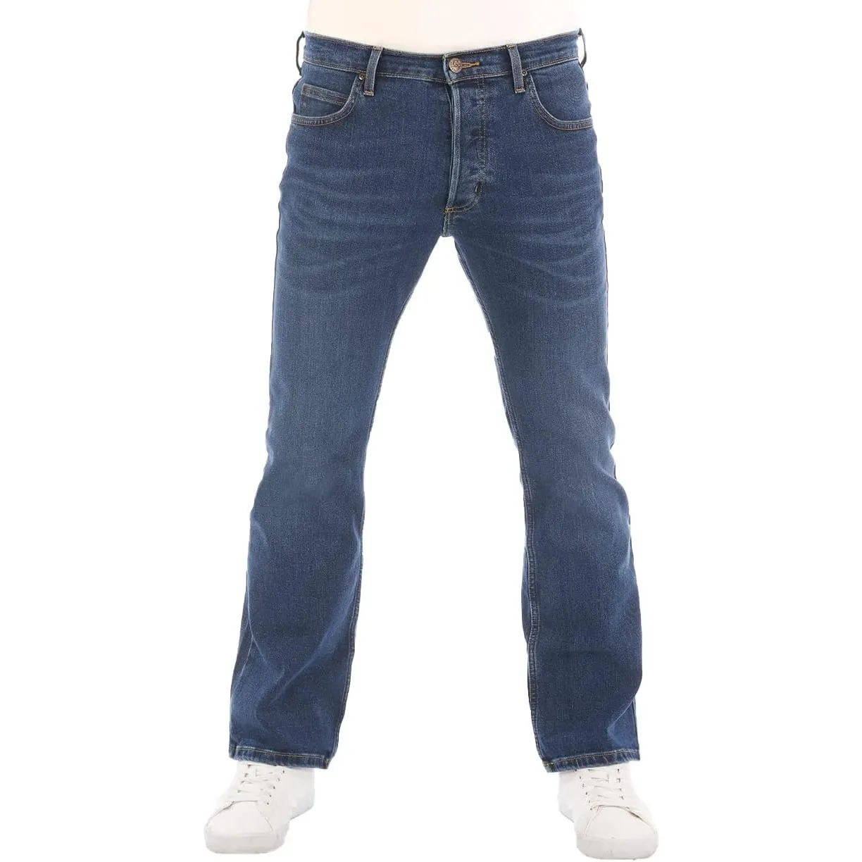 Lee Jeans Herren Stretch Bootcut Denver Jeanshose Hose Denim