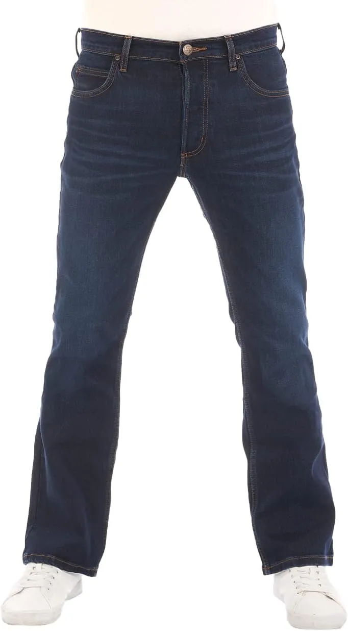 Lee Denver Men's Stretch Bootcut Jeans Trousers Denim Blue 32 33 34 36 38 40 42 44 46