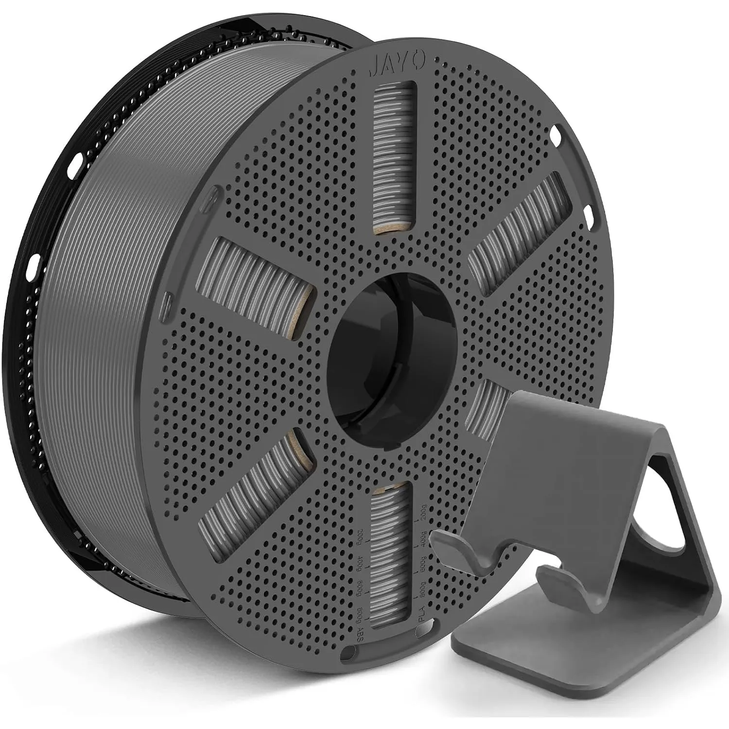 JAYO PLA Grau Filament 1.75mm 1.1KG, zuverlässig für Einsteiger