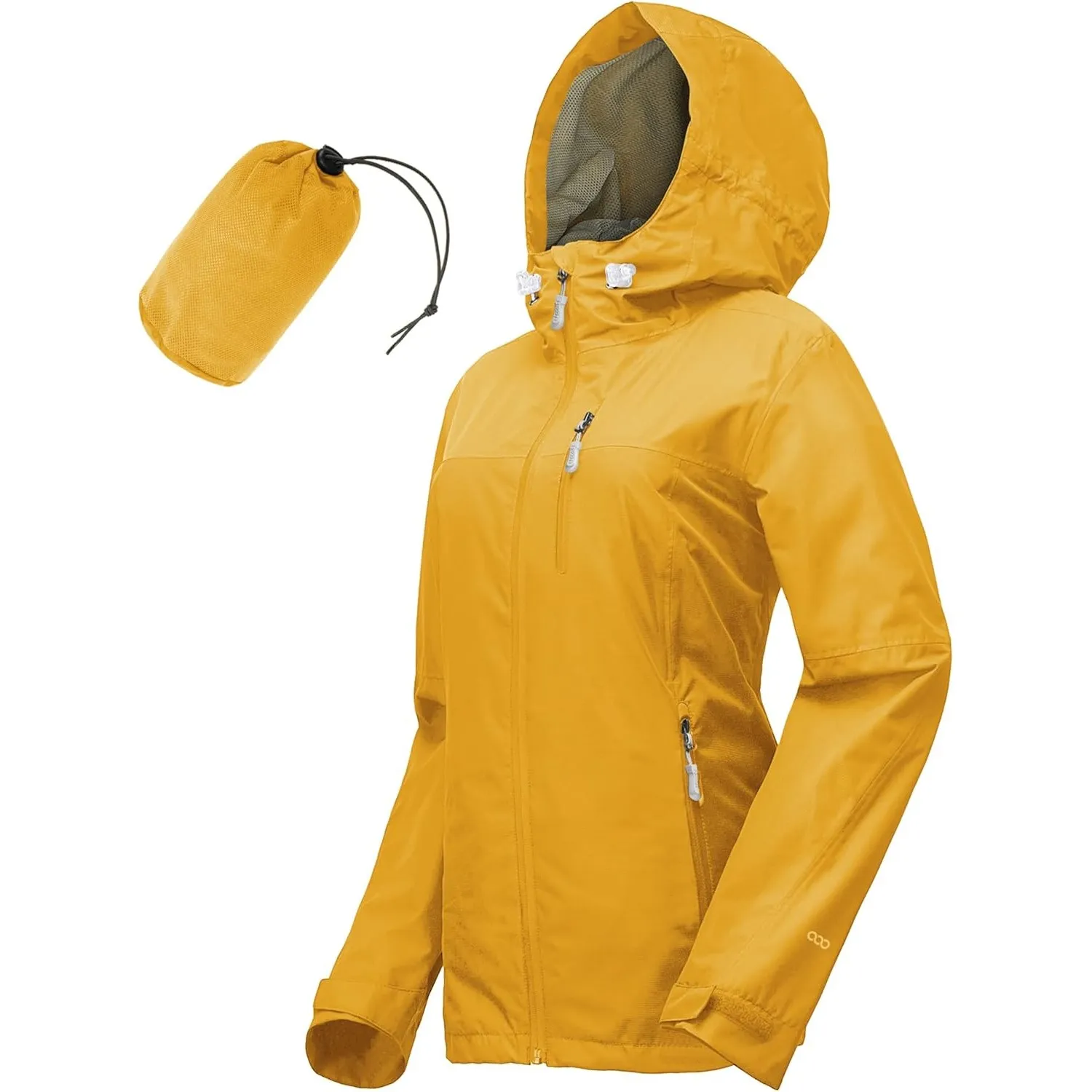 33,000ft Regenjacke Damen Wasserdicht Outdoorjacke Atmungsaktiv Herbst Übergangsjacke Leichte Jacke mit Kapuze Windbrea…