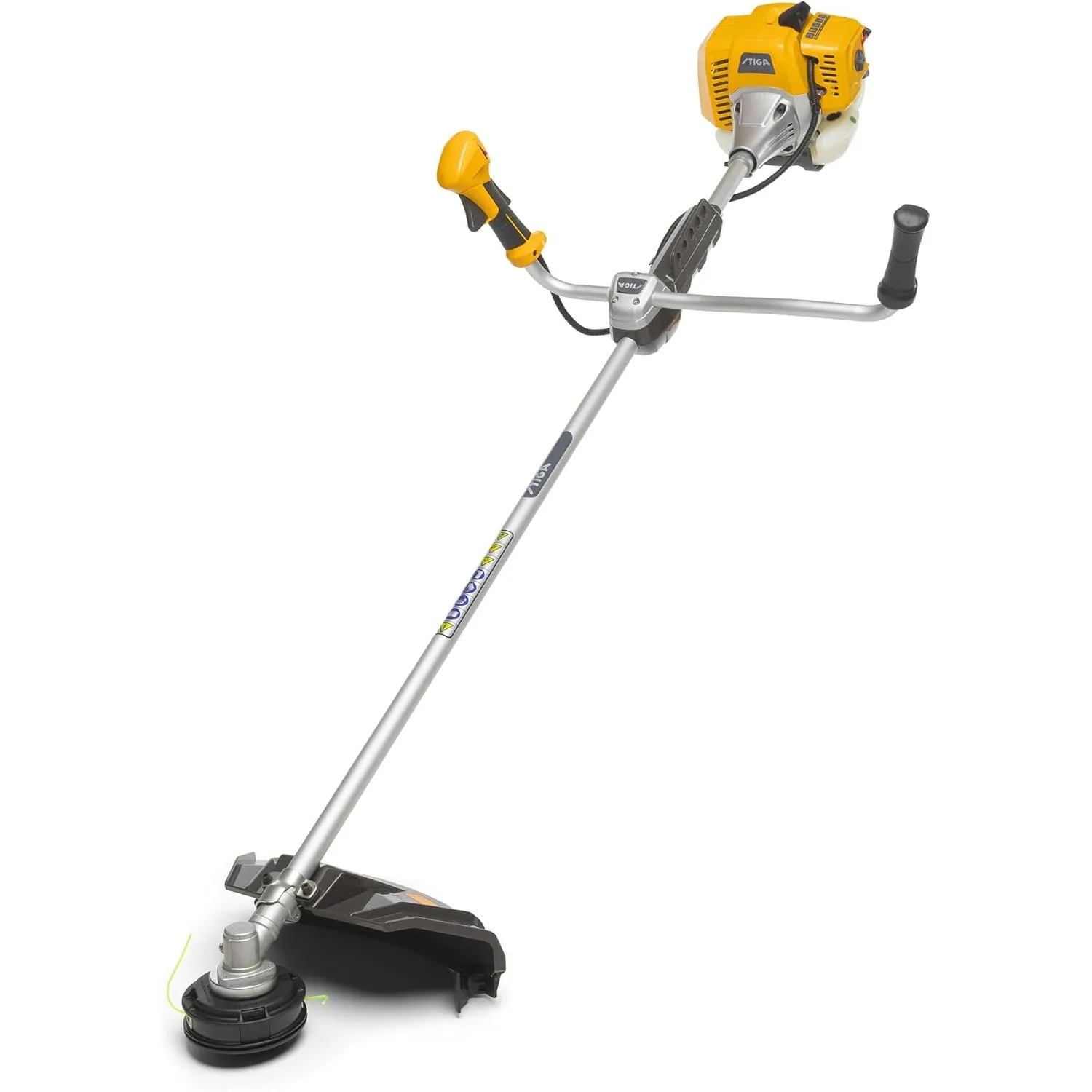 STIGA BC 545 B Benzin-Freischneider - 42,7 cm³ Motor, 45 cm Schnittbreite, Fahrradlenker, Tap&Go-Kopf, 3T-Messer und do…