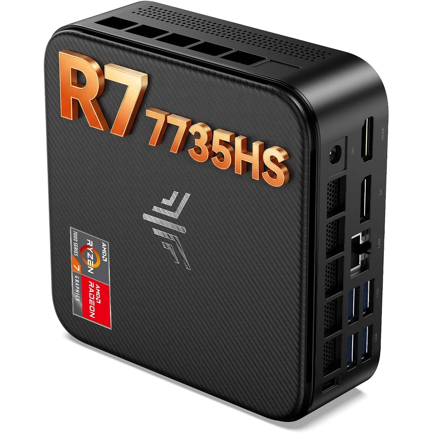 NiPoGi E3B Mini PC W-11 Pro, АMD Ryzen 7 7735HS, 24 GB LPDDR5 1 TB M.2 SSD