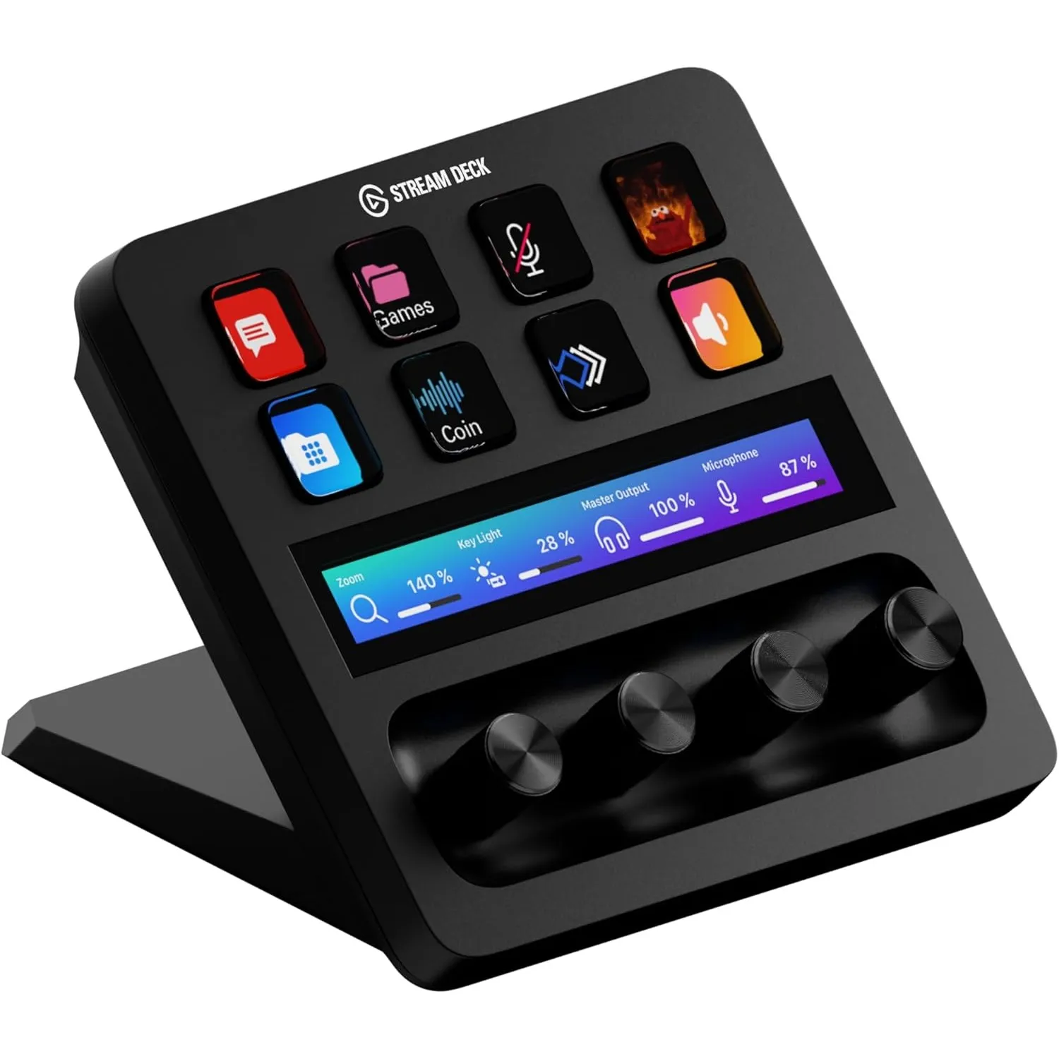 Elgato Stream Deck +, Audiomixer und Studio-Controller