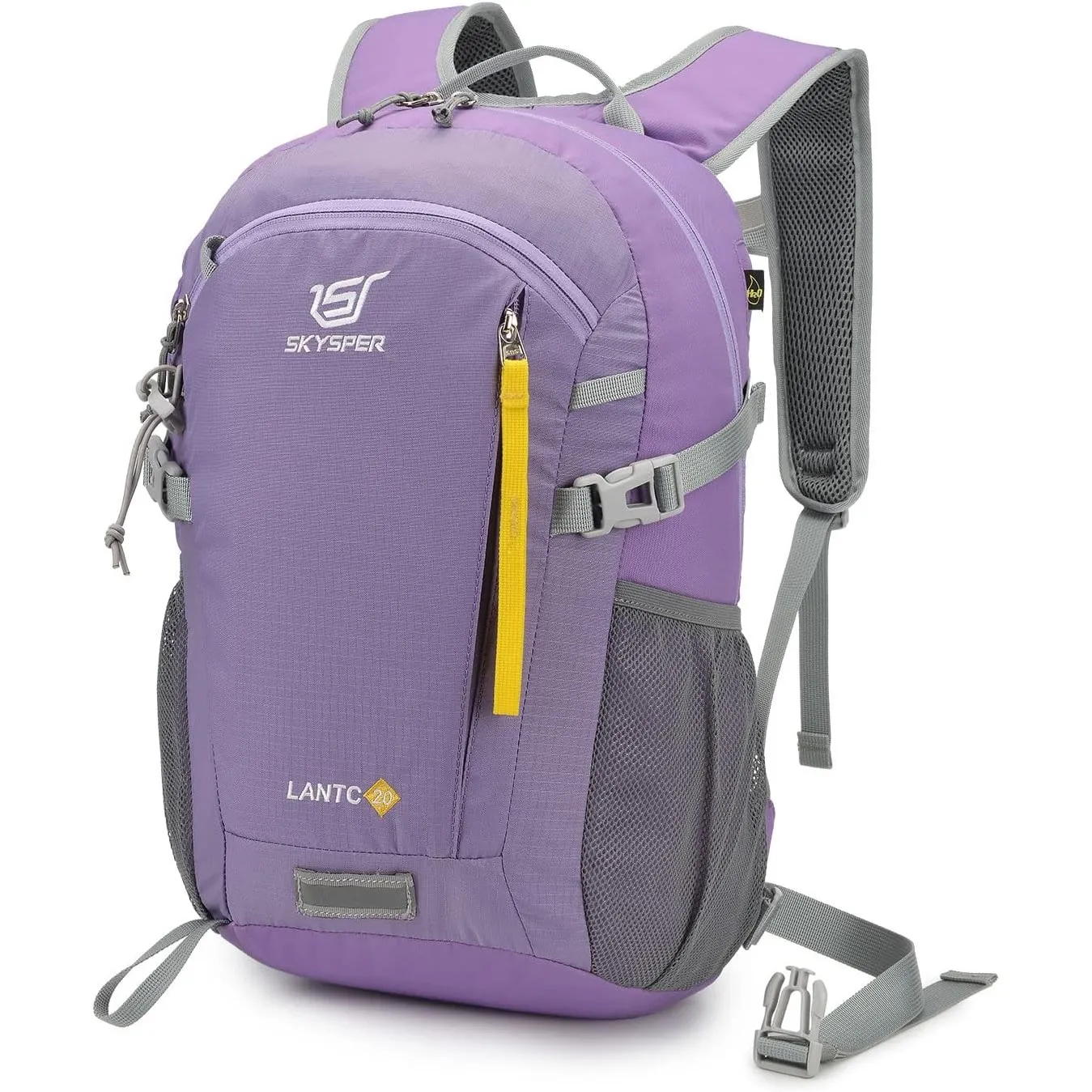 SKYSPER Leicht Wanderrucksack 20L Klein Rucksack mit Rückenbelüftung