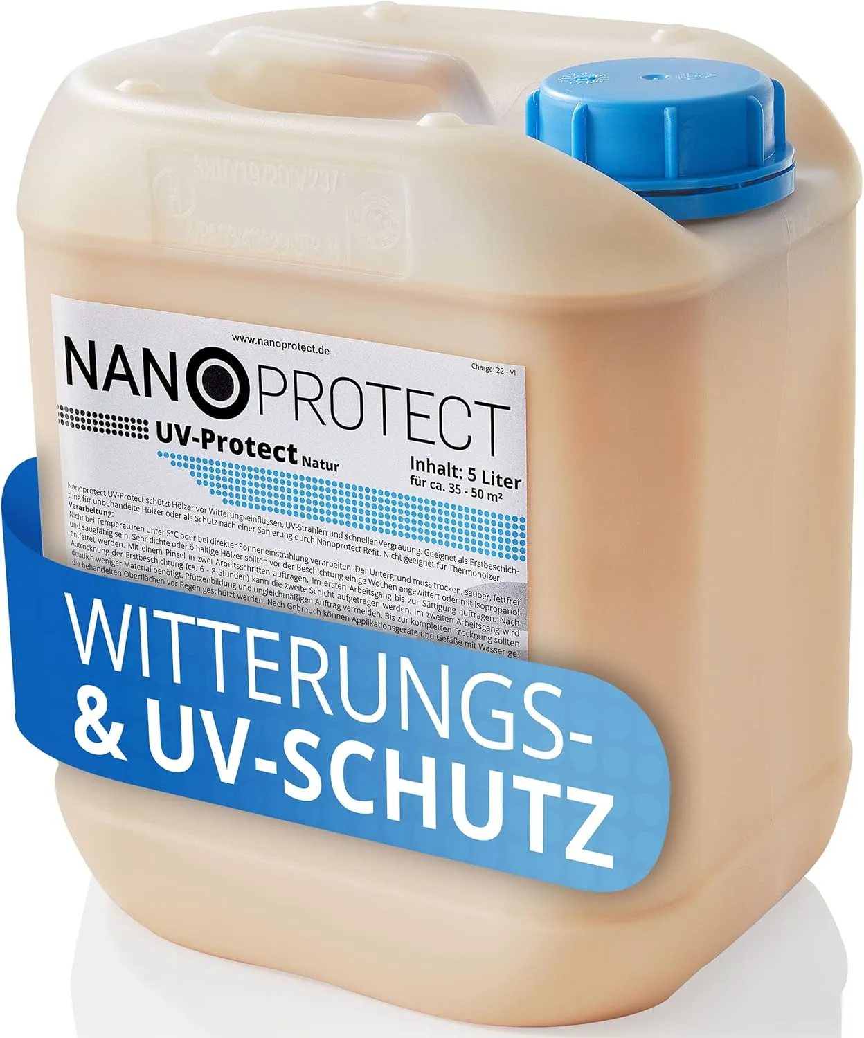 Nanoprotect UV-Protect | Holzöl | UV-Schutz | Witterungsschutz | Langzeitschutz gegen Vergrauung, Austrocknung und Riss…