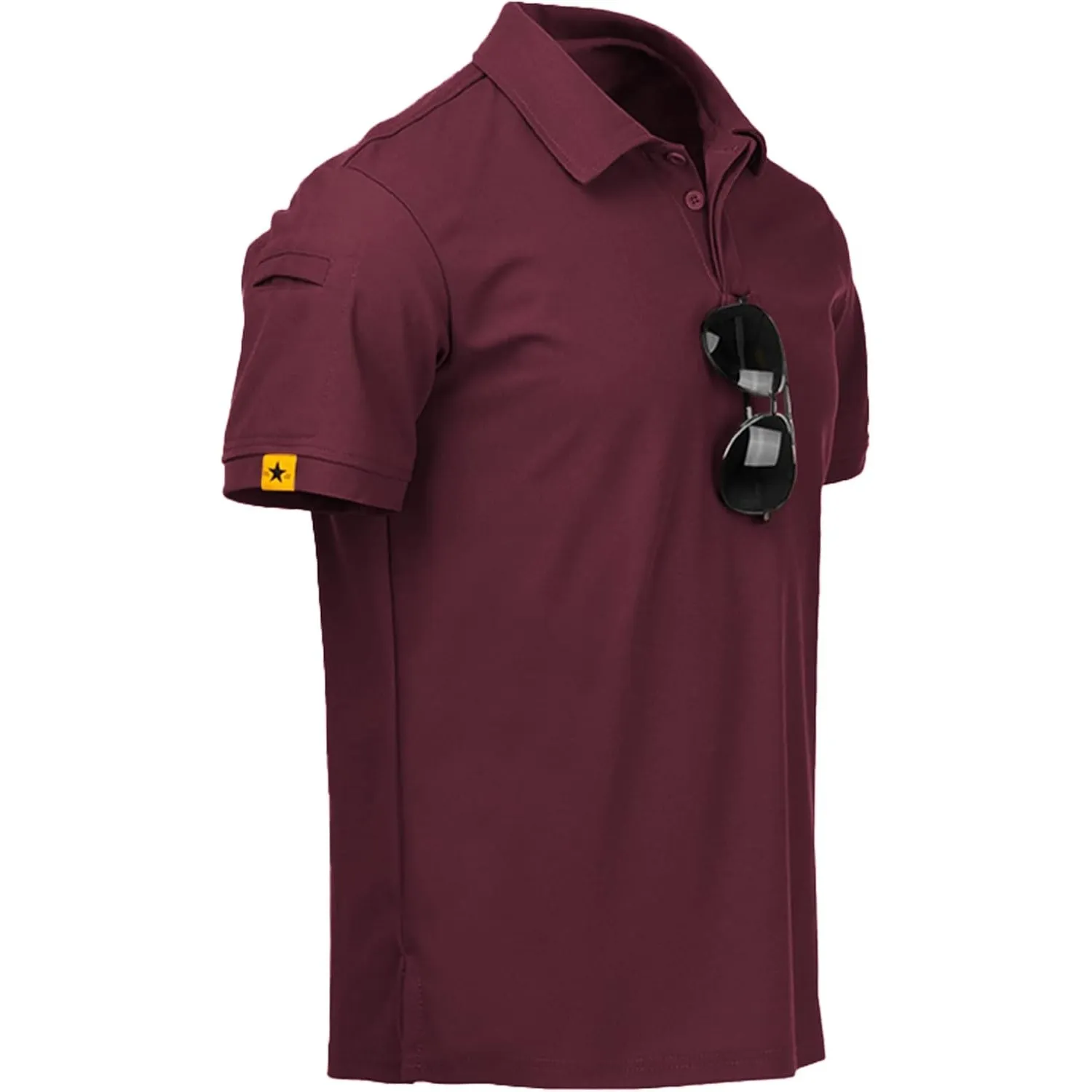 JACKETOWN Poloshirts Herren Kurzarm Atmungsaktives Schnelltrocknend Poloshirts Männer Tennis Sommer Knopfleiste T-Shirt…