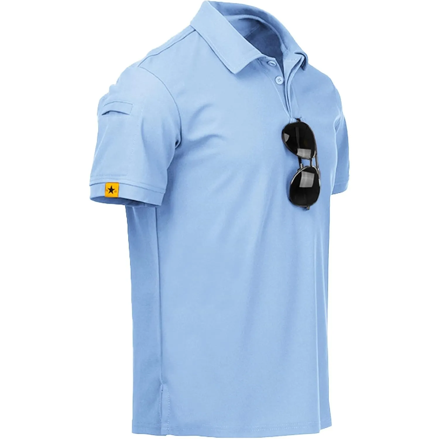 JACKETOWN Poloshirts Herren Kurzarm Atmungsaktives Schnelltrocknend Poloshirts Männer Tennis Sommer Knopfleiste T-Shirt…