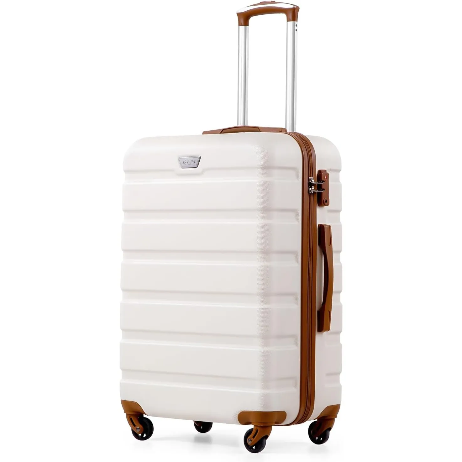 COOLIFE Koffer Groß 77cm XL, PC+ABS, Rollkoffer mit 360° Spinner Räder | TSA Zahlenschloss, Leicht robuster hartschale,…