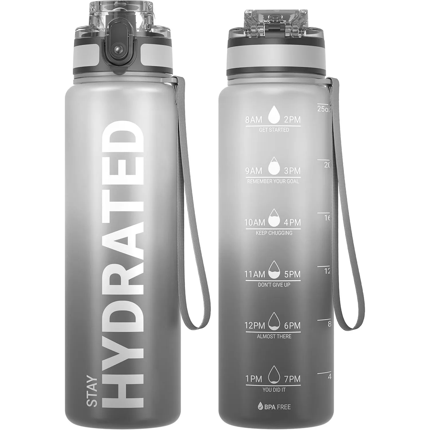 Sahara Sailor Trinkflasche, Sport Trinkflasche, [BPA-frei Tritan] 1L/500ML/750ML Auslaufsicher Sport Wasserflasche, Spo…