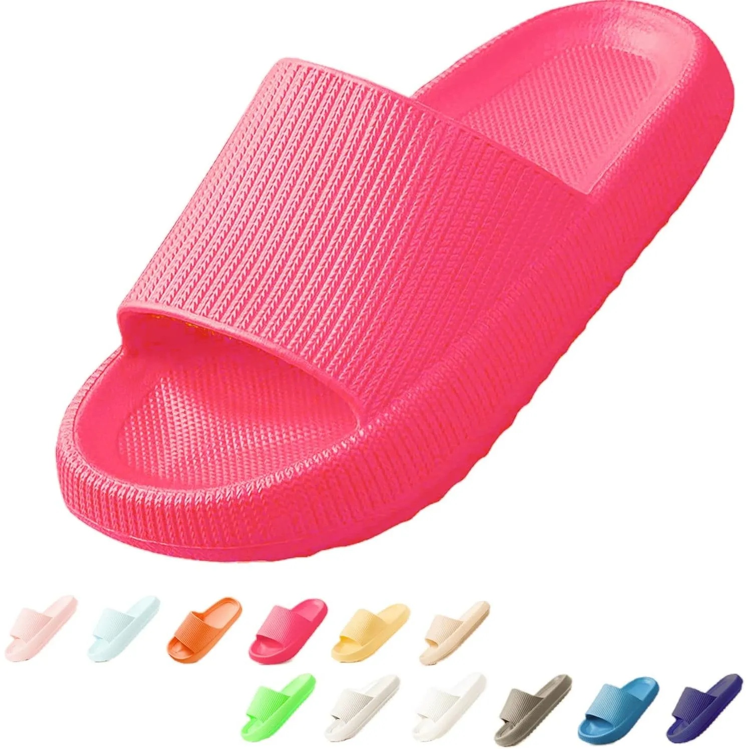 Sumvov Cozyslides Original Damen Schlappen 100% EVA Super Weich Rutschfest Badeschuhe Cozislides Original Hausschuhe Da…