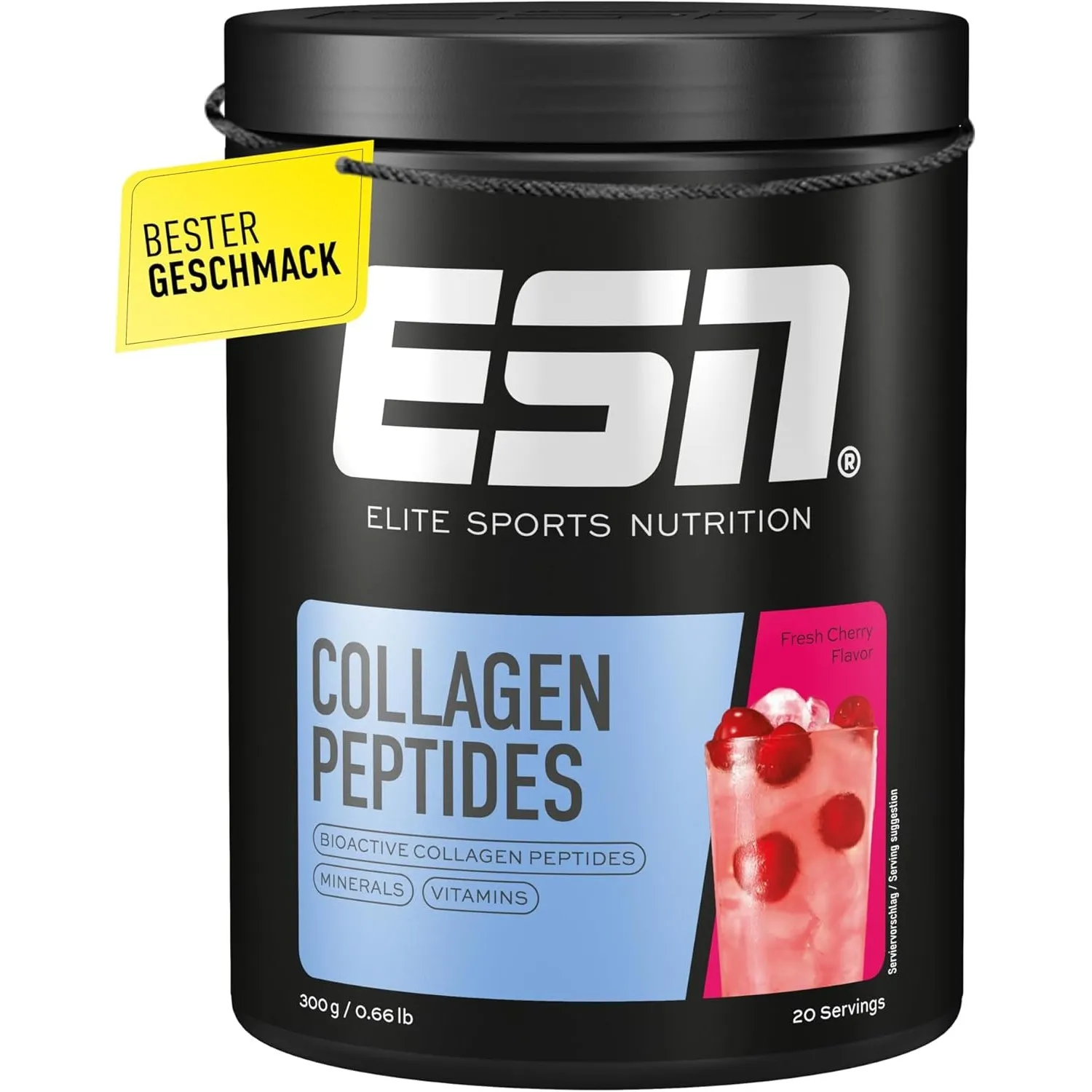 ESN Collagen Peptides, 300 g Fresh Cherry
