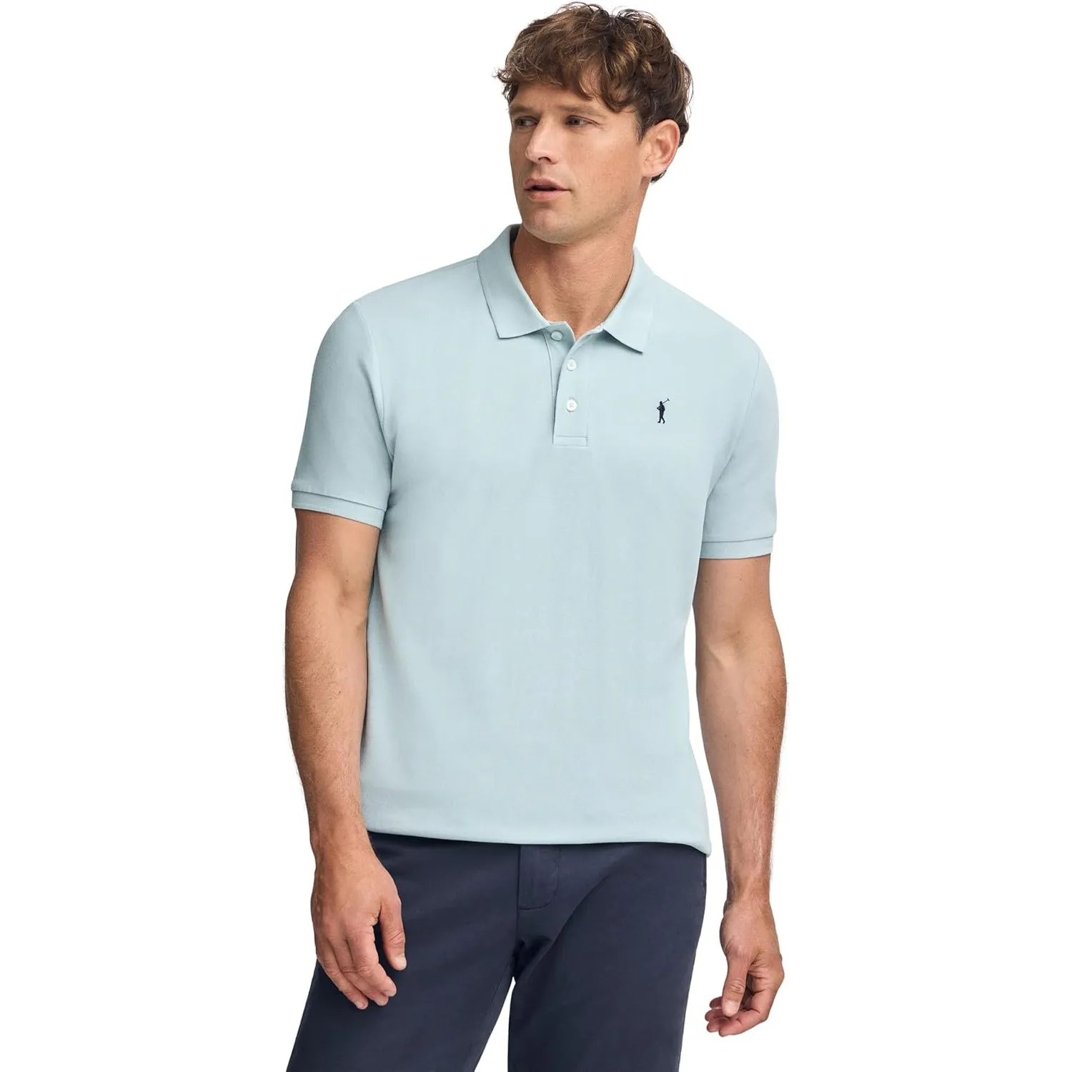 Polo Club Polo Kurzarm Herren-Poloshirt aus 100% Baumwolle mit gesticktem Logo