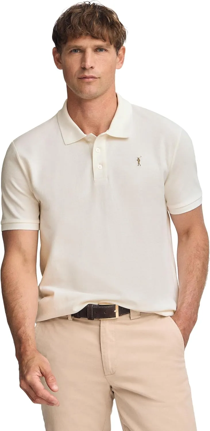 Polo Club Polo Kurzarm Herren-Poloshirt aus 100% Baumwolle mit gesticktem Logo