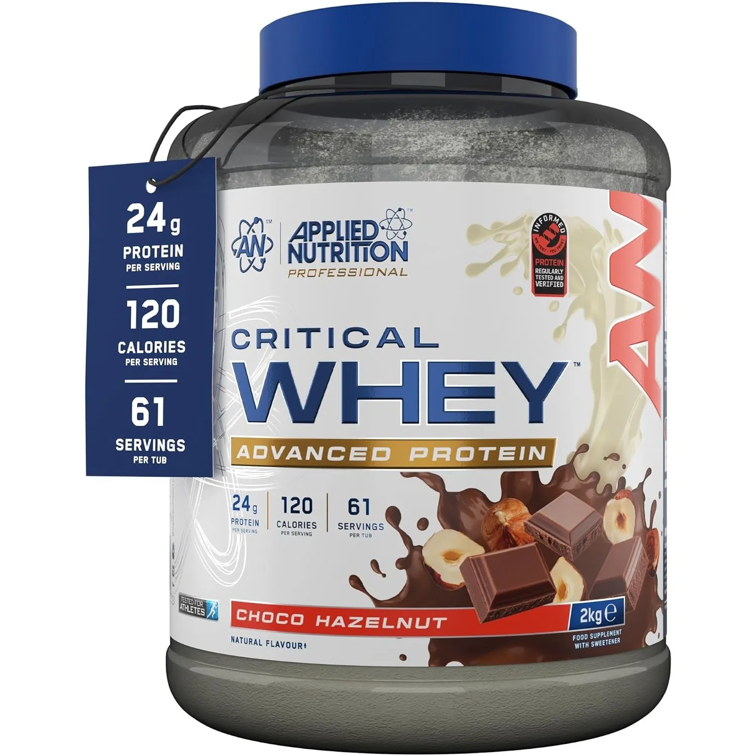 Applied Nutrition Critical Whey Protein Pulver 24g Pro Portion | Muskelregeneration & Gewichtsmanagement