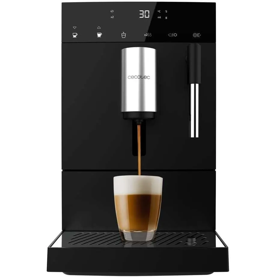 Cecotec Kaffeevollautomat Cremmaet Compact Steam, 1350 W, 19 Bar | Thermoblock - System, Superautomatische Kaffeemaschi…