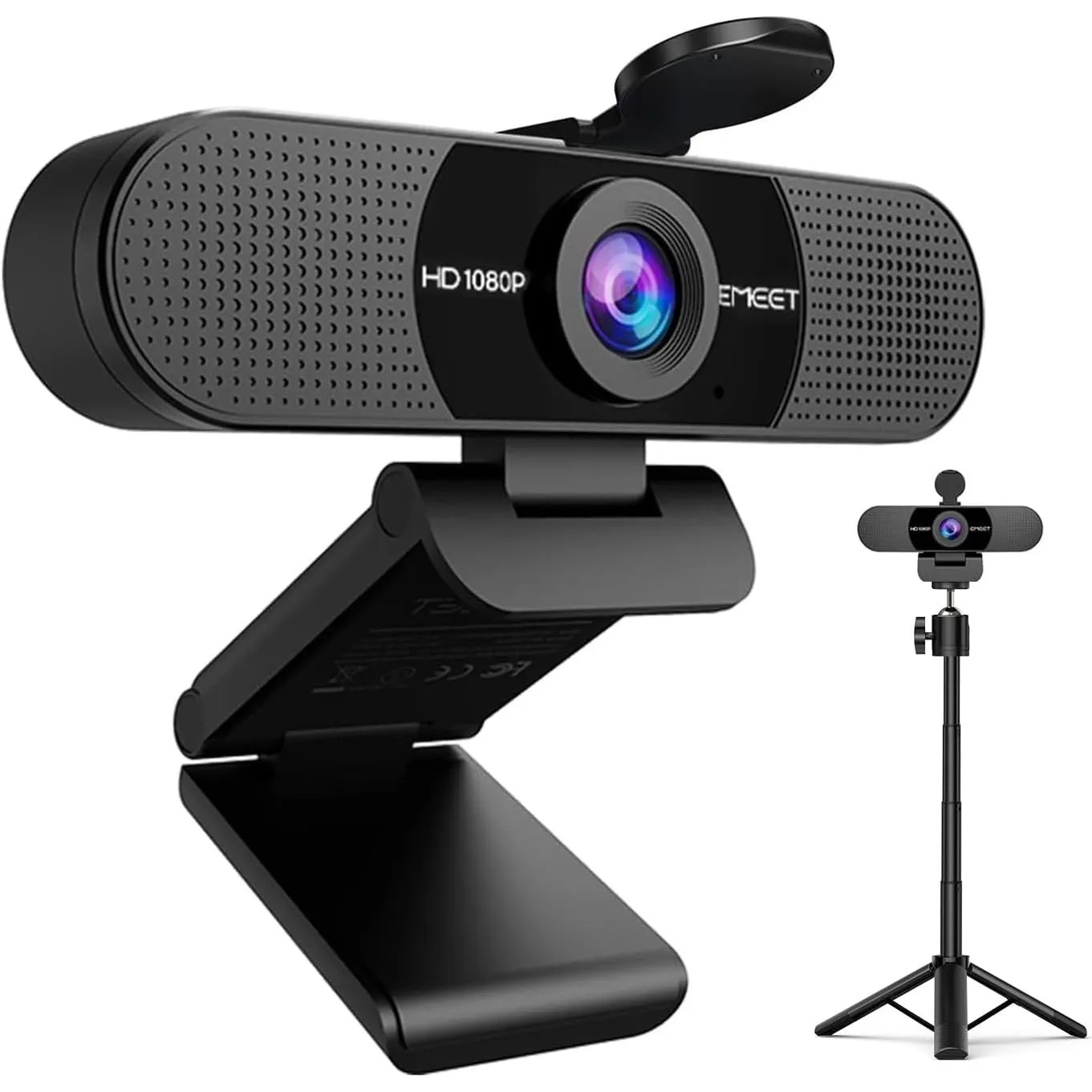 EMEET C960 1080p Webcam mit Mikrofon - Kamera für PC & PC Monitor