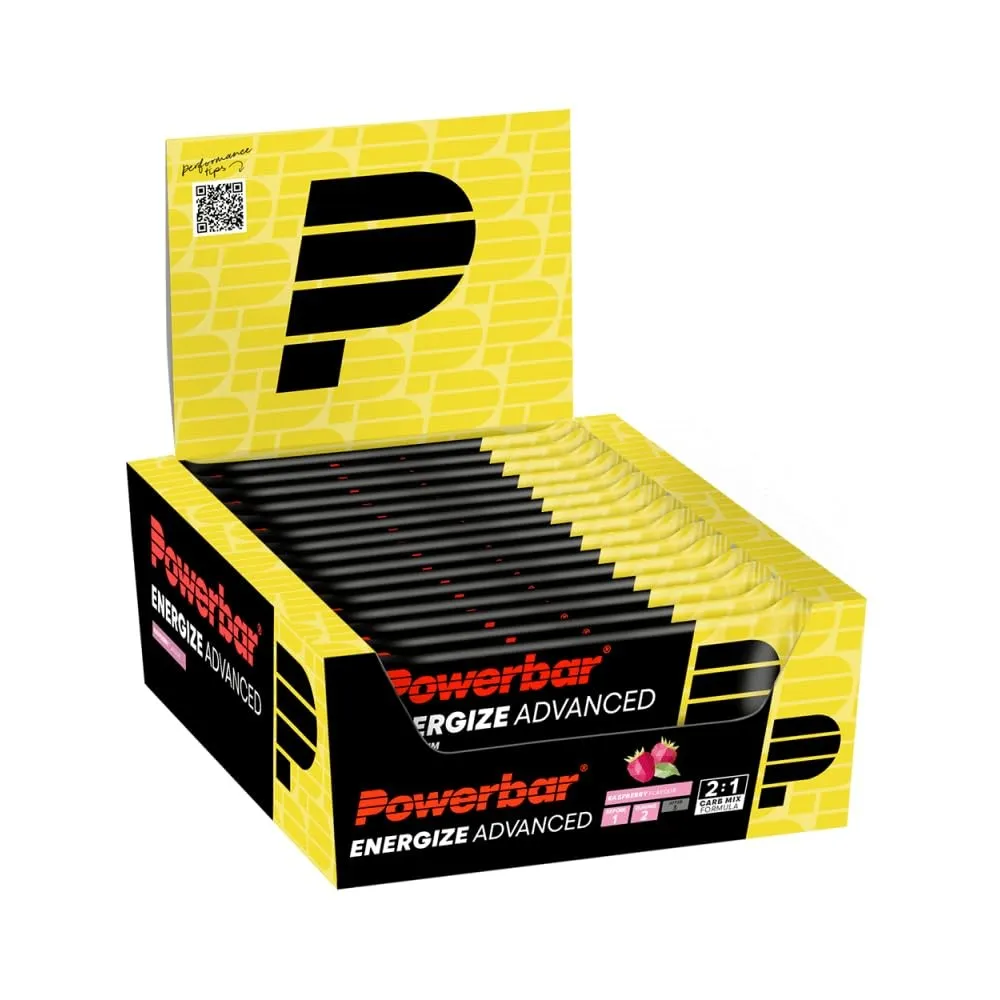 Powerbar Energize Advanced Bar (15x55g) Raspberry - Riegel - Energie-Riegel