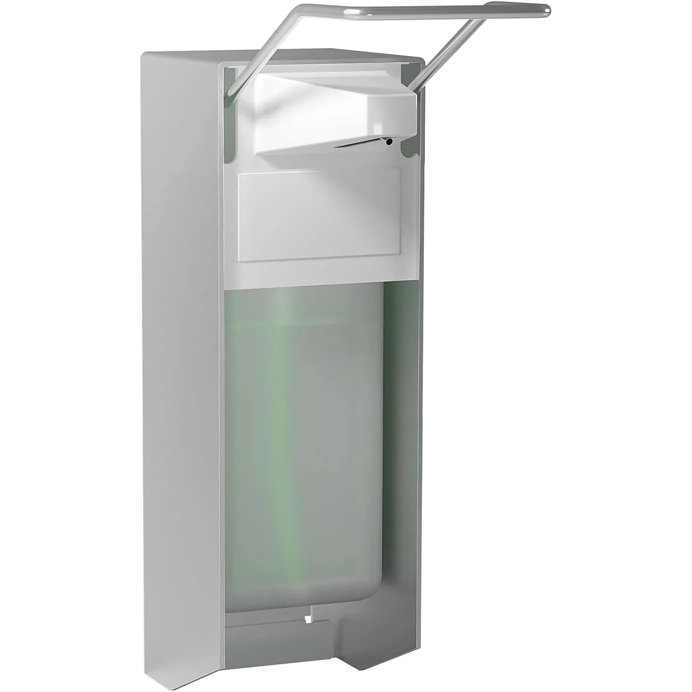 Eurospender,Seifenspender Wandbefestigung,500Ml,Aluminium | Soap Dispenser Mit Ellbogendruck Für Desinfektionsmittel Un…