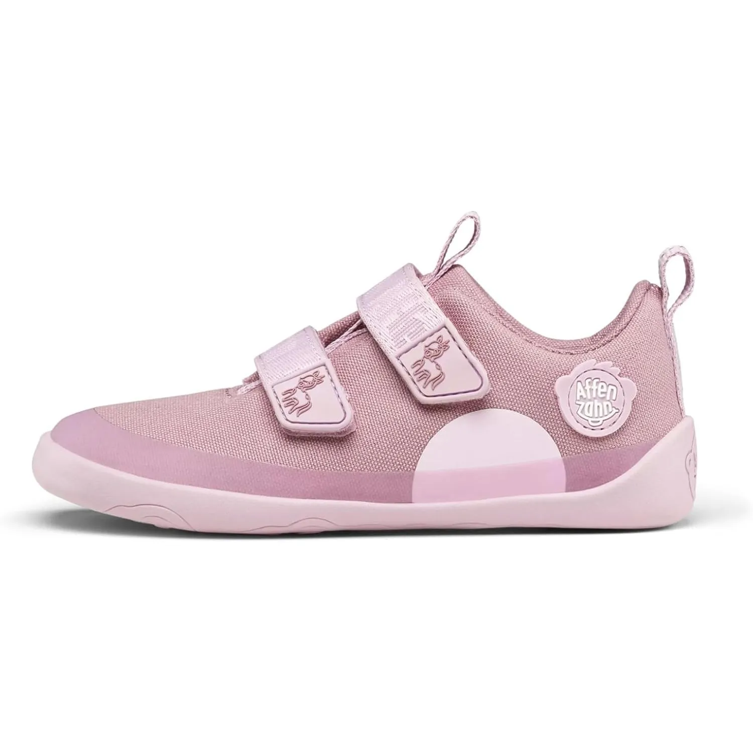 Affenzahn Halbschuh Baumwolle Lucky Klettverschluss Vegan rutschfest Flexibel für den Sommer in Größe 21-35