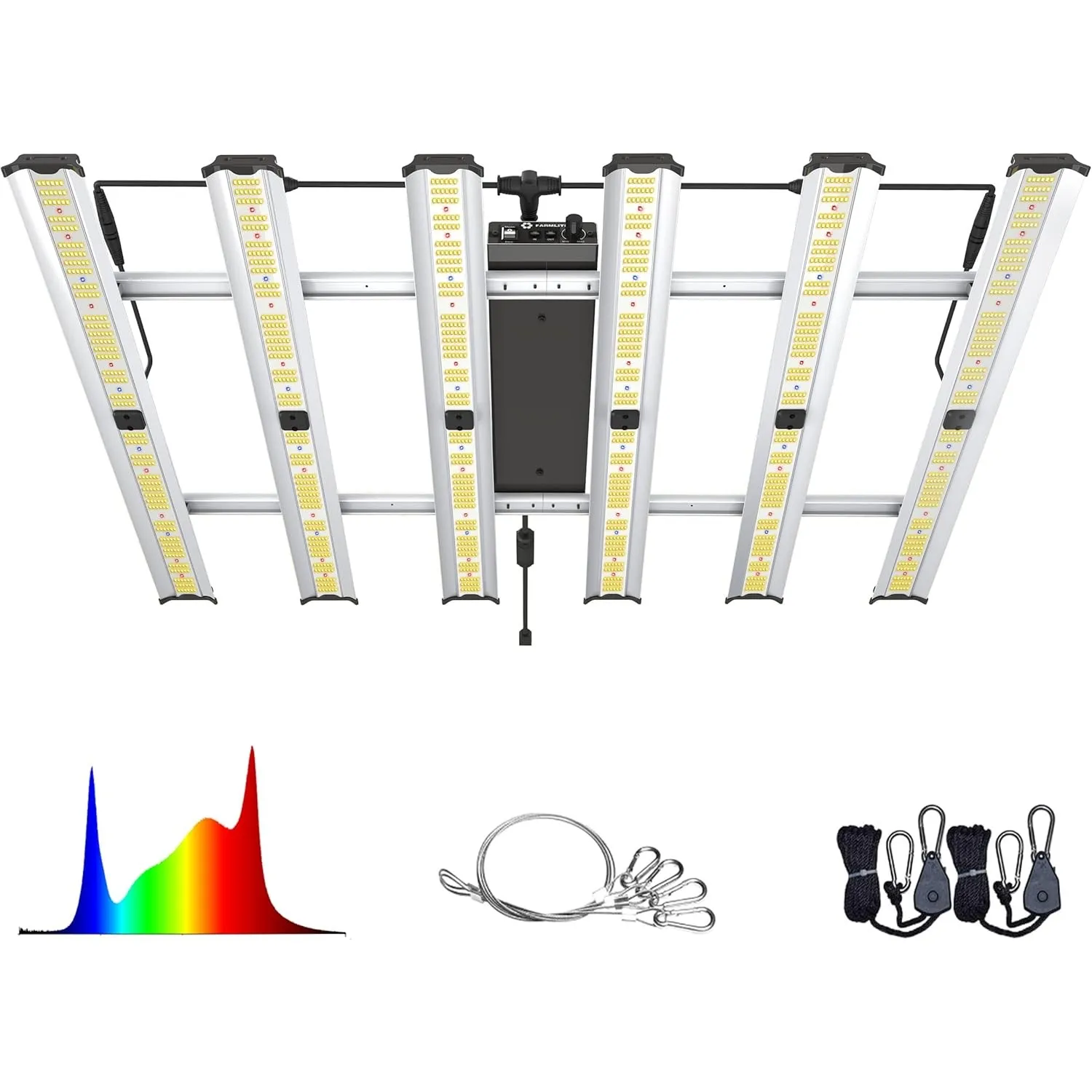FARMLITE Led Grow Lampe Grow Light Pflanzenlampe Led Vollspektrum Zimmerpflanzen Lampe Greenhouse Lights Dimmbare Geeig…