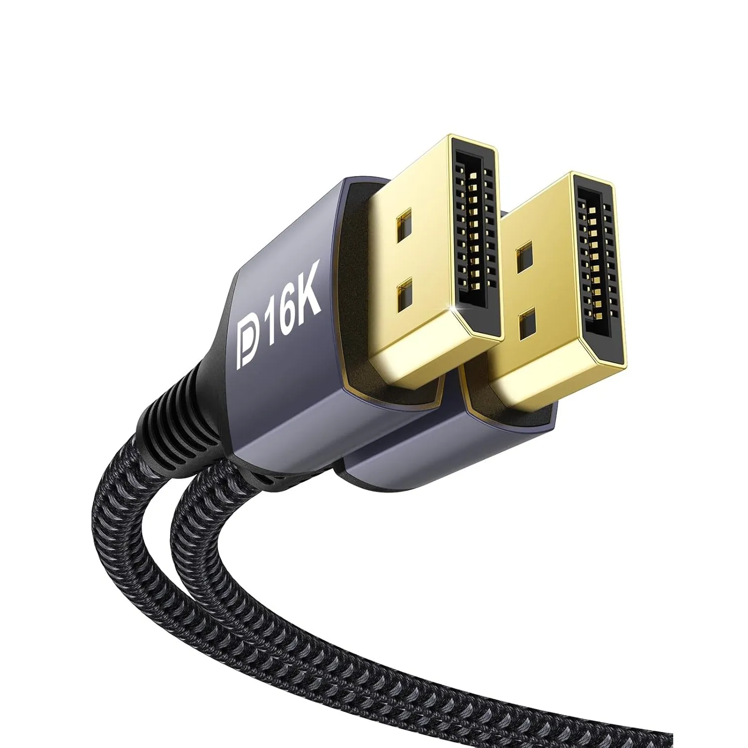 Stouchi 16K DisplayPort Kabel 2.1 2M [16K@60Hz 8K@240Hz 4K@540Hz] DP Kabel