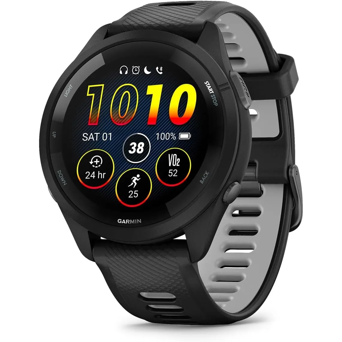 Garmin Forerunner 265 46mm - Laufuhr, 1,3" AMOLED-Display, 13 Tage Akkulaufzeit, 30+ Sport-Apps, Trainingsanalyse, spez…
