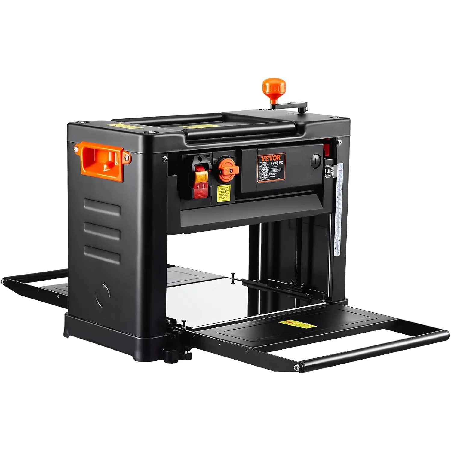 VEVOR Dickenhobelmaschine 2000W Leistung Dickenhobel 3 Hobelmesser Hobelmaschine Zwei Geschwindigkeiten 23500U/min Hobe…