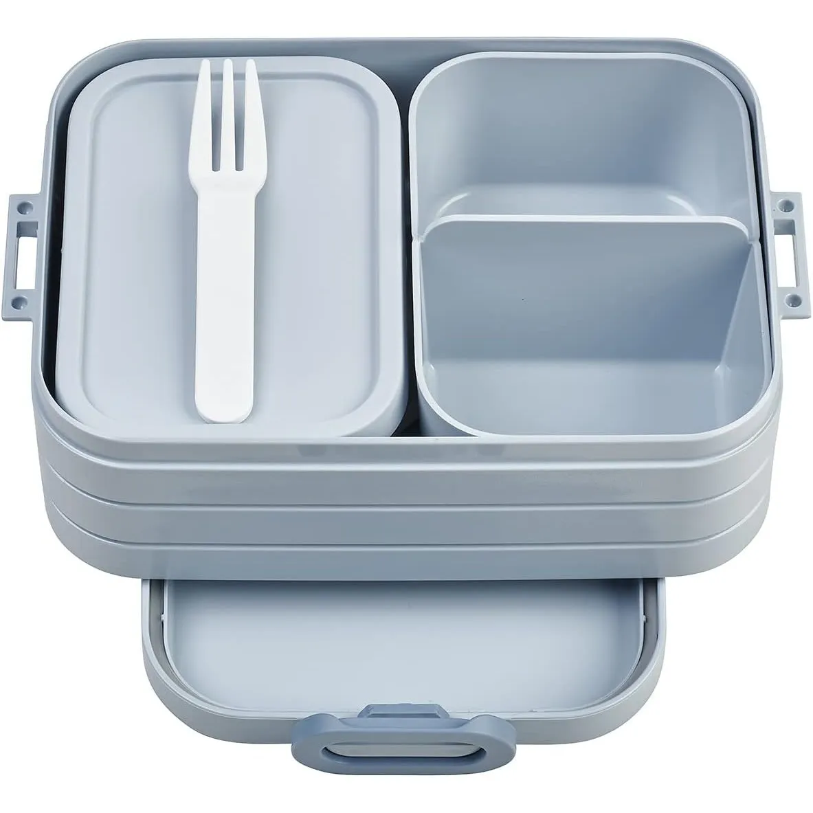 Mepal - Bento Brotdose Midi TAB - Brotdose mit Bento Box - Für 2 Sandwiches oder 4 Brotscheiben - Lunchbox für kleine S…