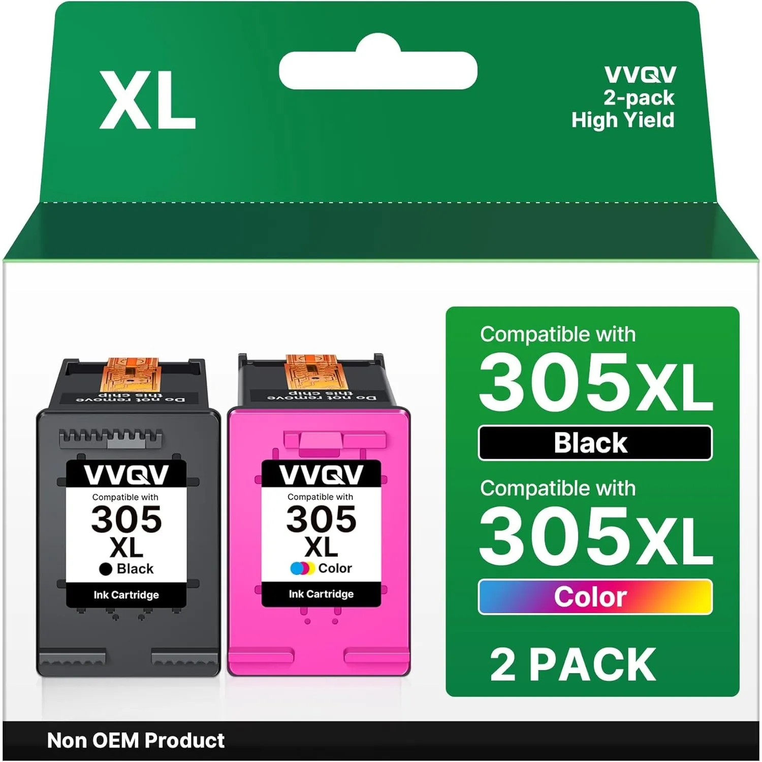VVQV 305 XL Ersatz für HP 305 Druckerpatronen für HP DeskJet 2820E 4220E
