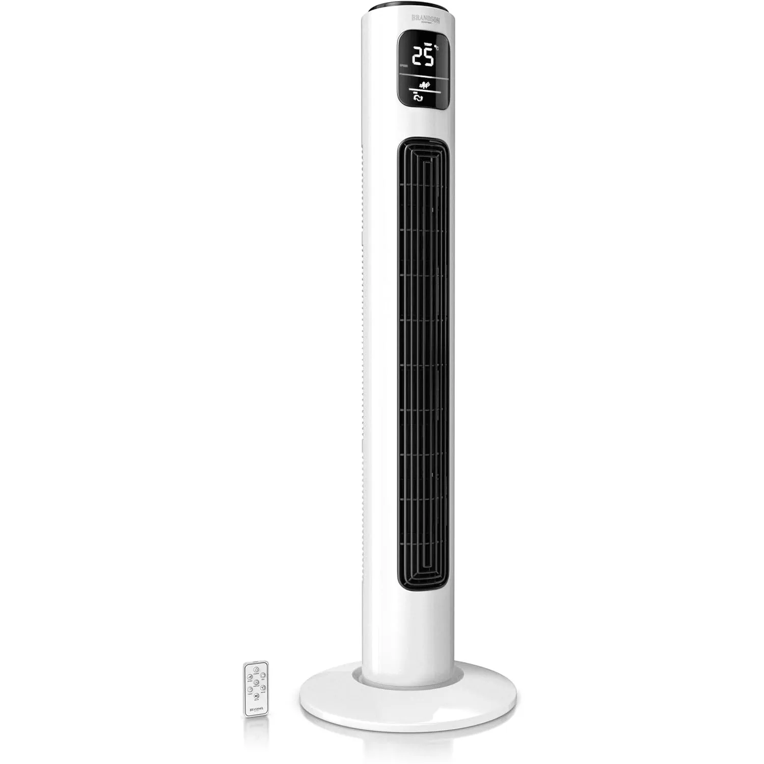 Brandson - Turmventilator ECO mit DC Motor - sehr leise – Wlan Smart Home mit App/WiFi Alexa Sprachsteuerung - Großes L…