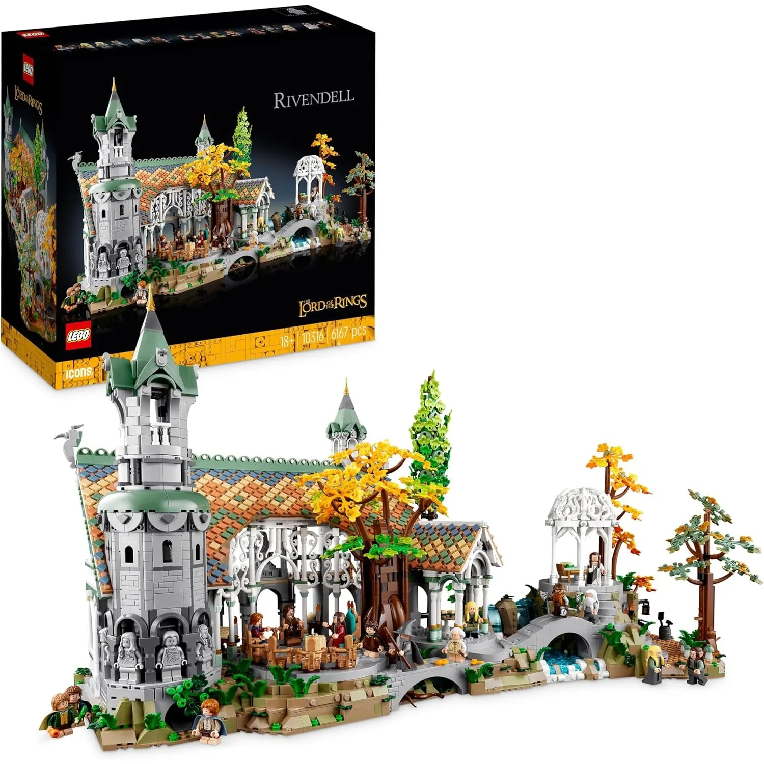 LEGO Icons Der Herr der Ringe: Bruchtal 10316