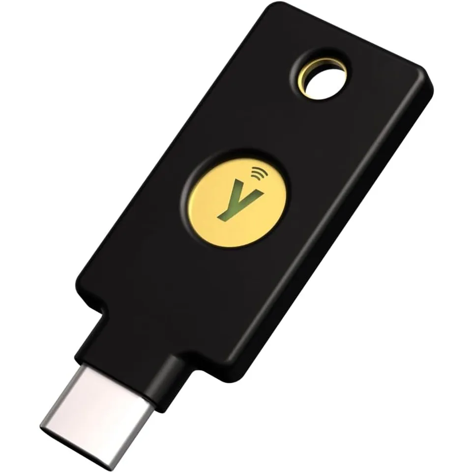 Yubico – Security Key C NFC – Schwarz – Einfacher Sicherheitsschlüssel für Zwei-Faktor-Authentifizierung (2FA), Verbind…