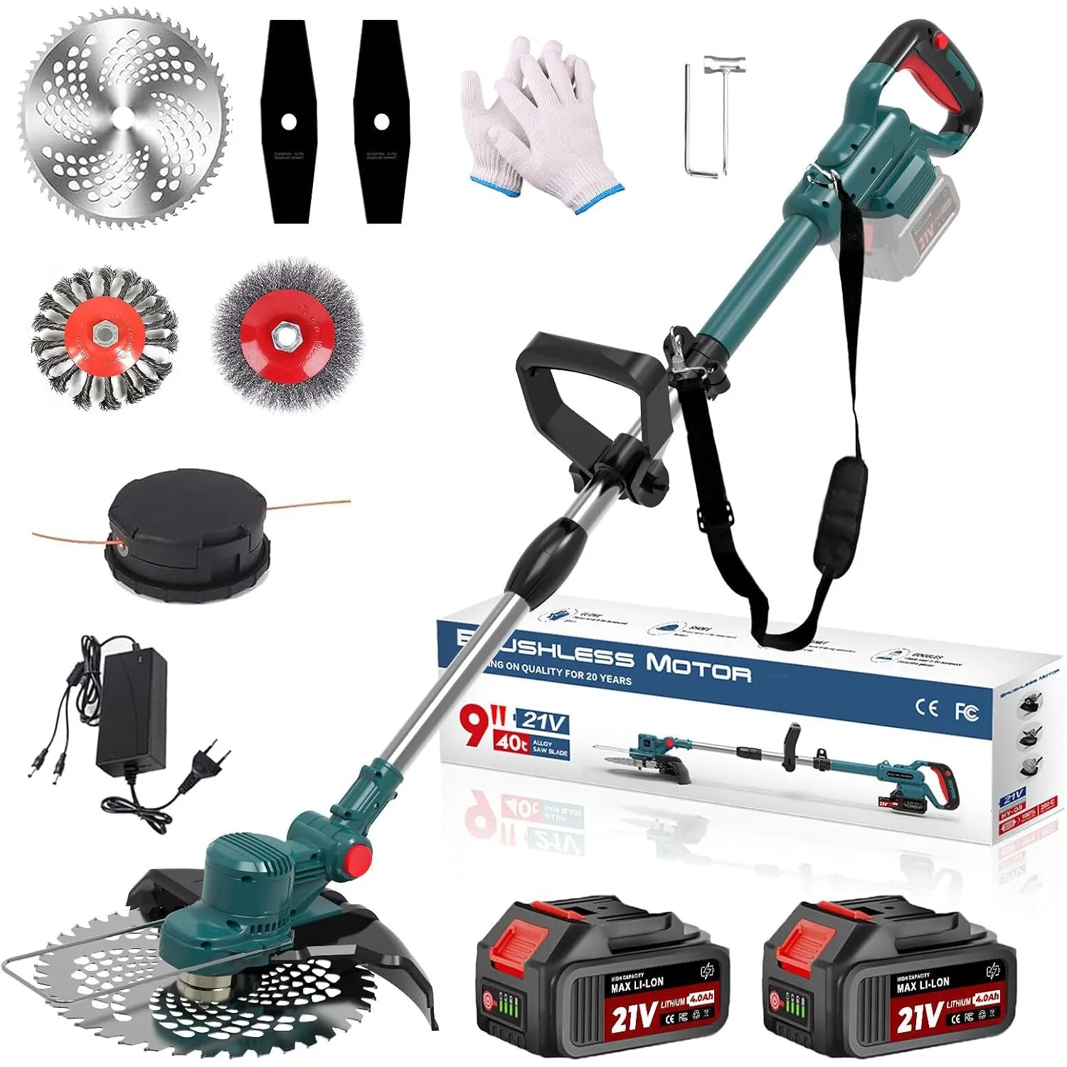 Akku Rasentrimmer für Makita Akku, Freischneider & Motorsense