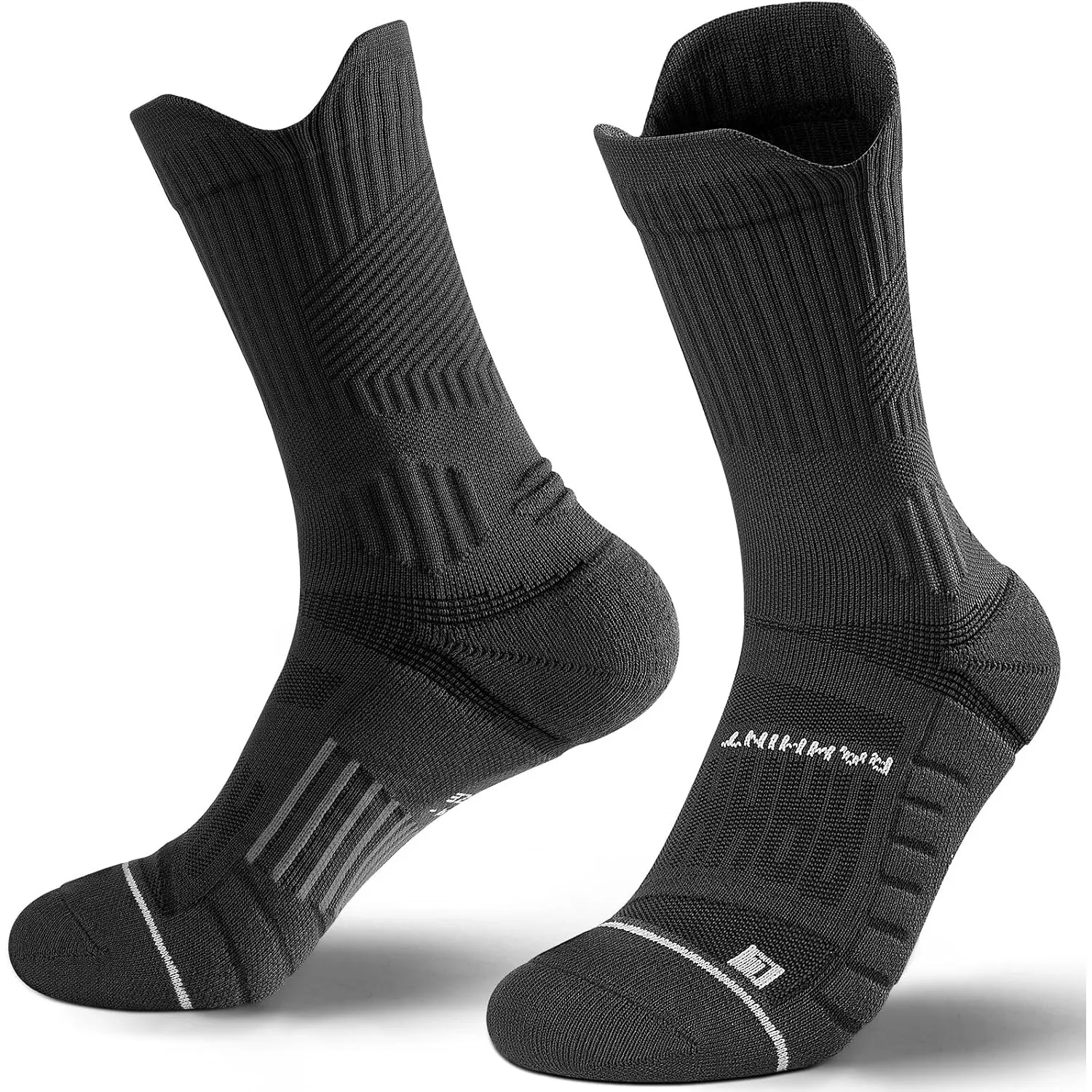 Rahhint Coolmax 3 Pack Kompressions Laufsocken Herren Damen
