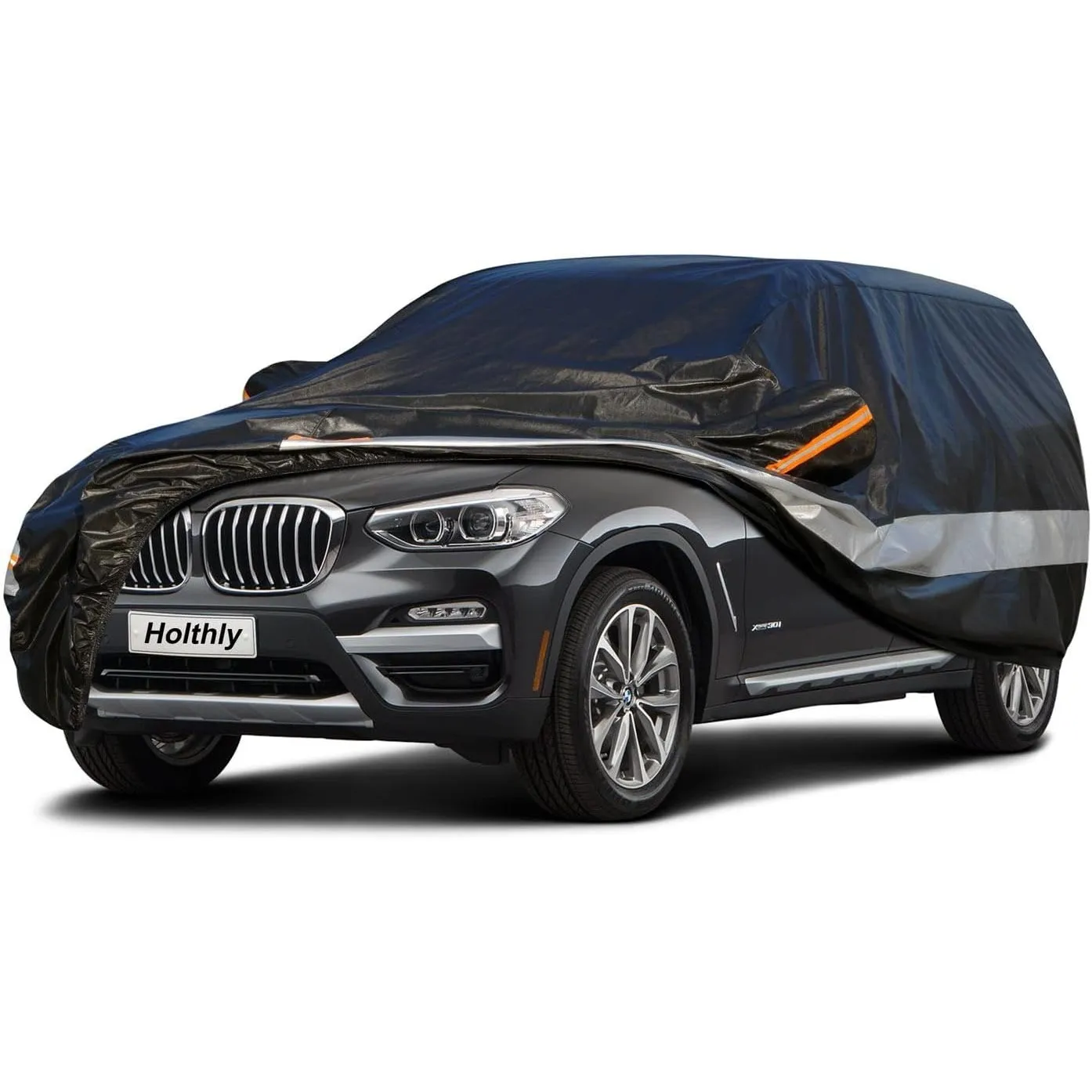 Autoabdeckung SUV 100% Wasserdicht, Auto Abdeckplane für SUV Vollgarage Regen Sonne Staub UV Schutz. Autoplane Passend …