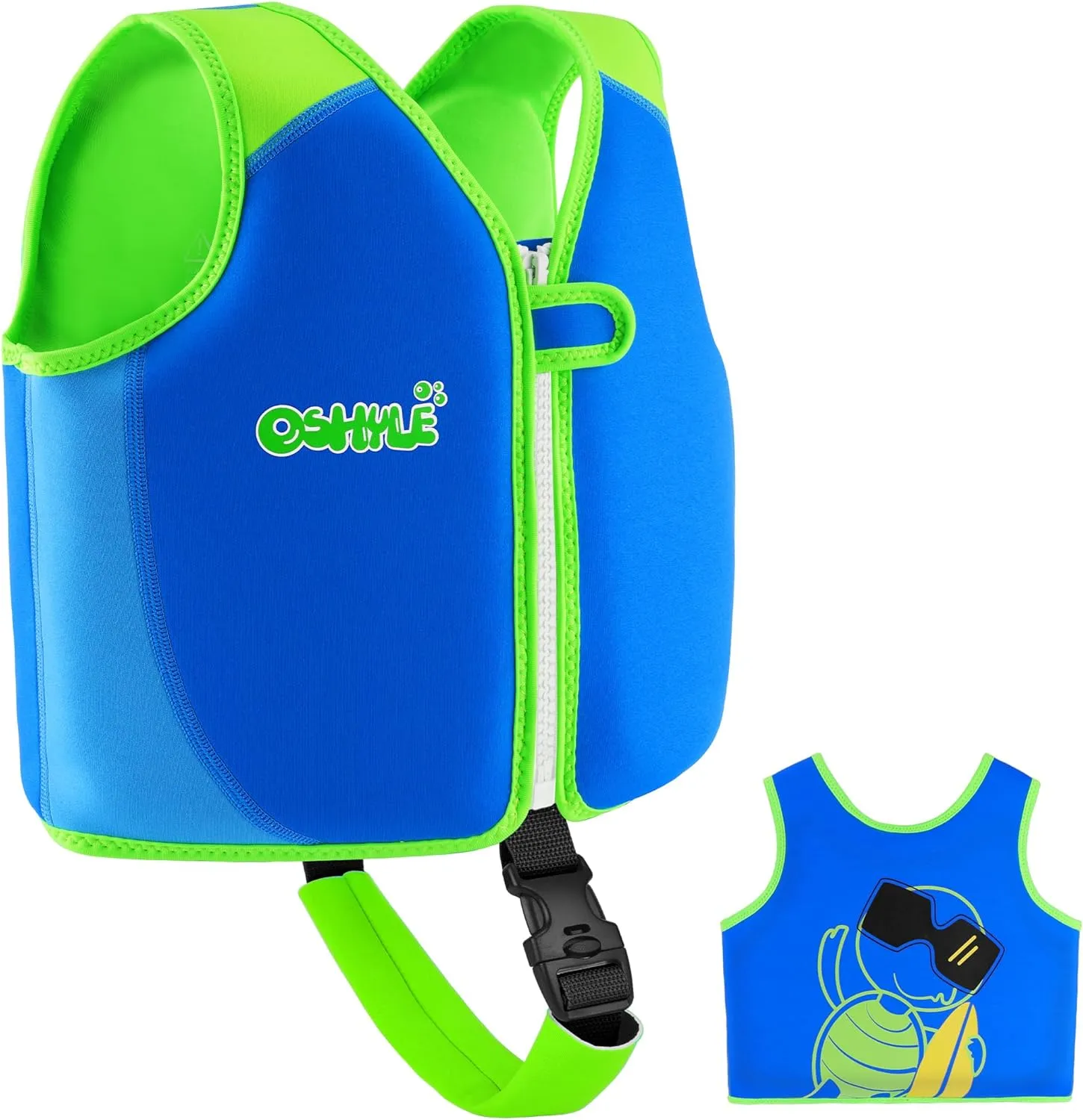 Kids’ Life Jacket, Boys’, Girls’, Toddlers’ Neoprene Swimming Jacket, Buoyant Life Jacket for 1–9 Years